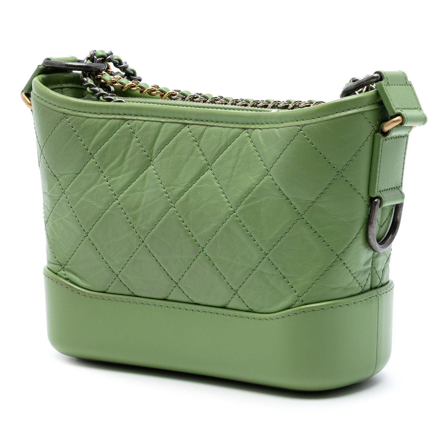 Chanel Small Quilted Aged Calfskin Gabrielle Hobo