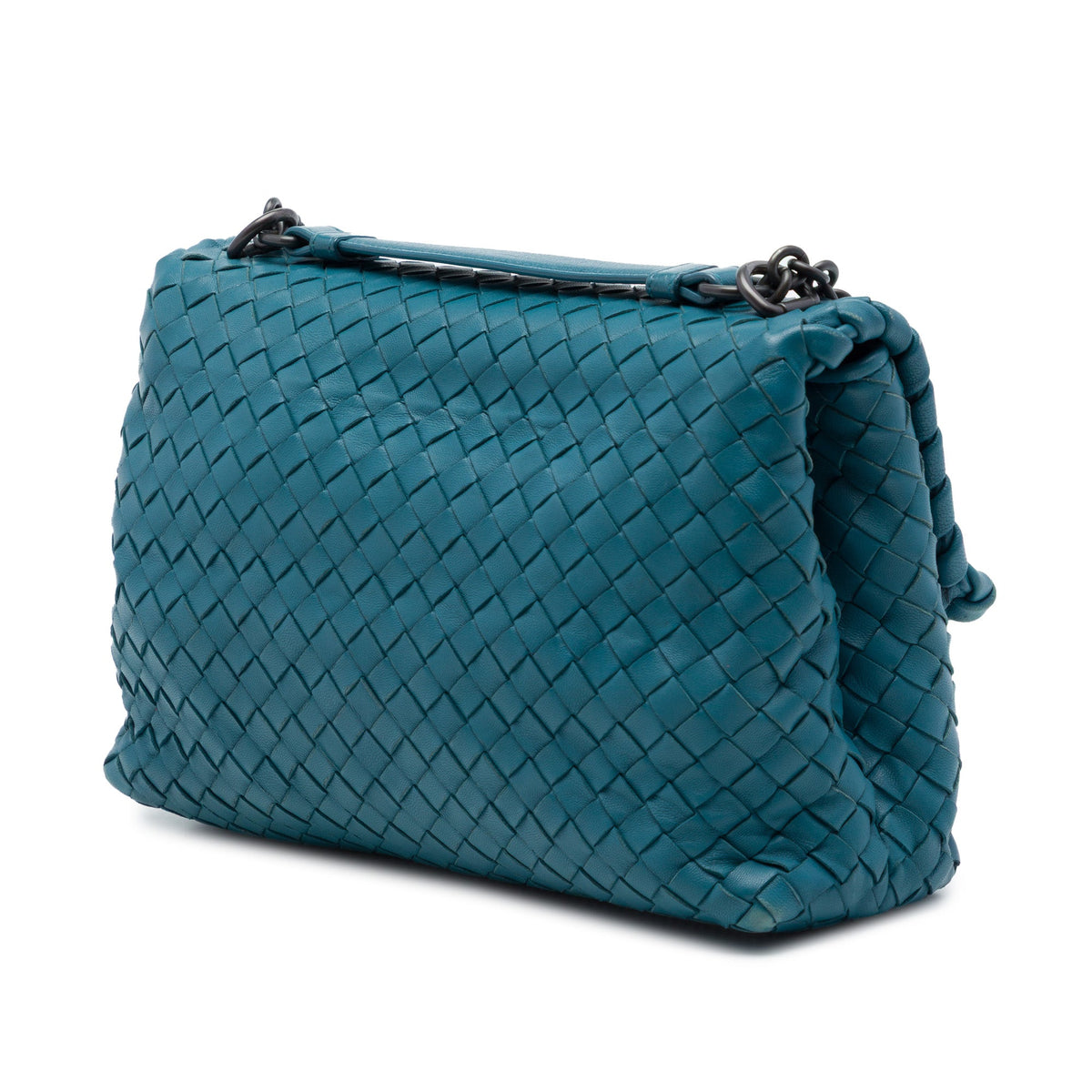 Bottega Veneta Small Nappa Intrecciato Olimpia Shoulder Bag
