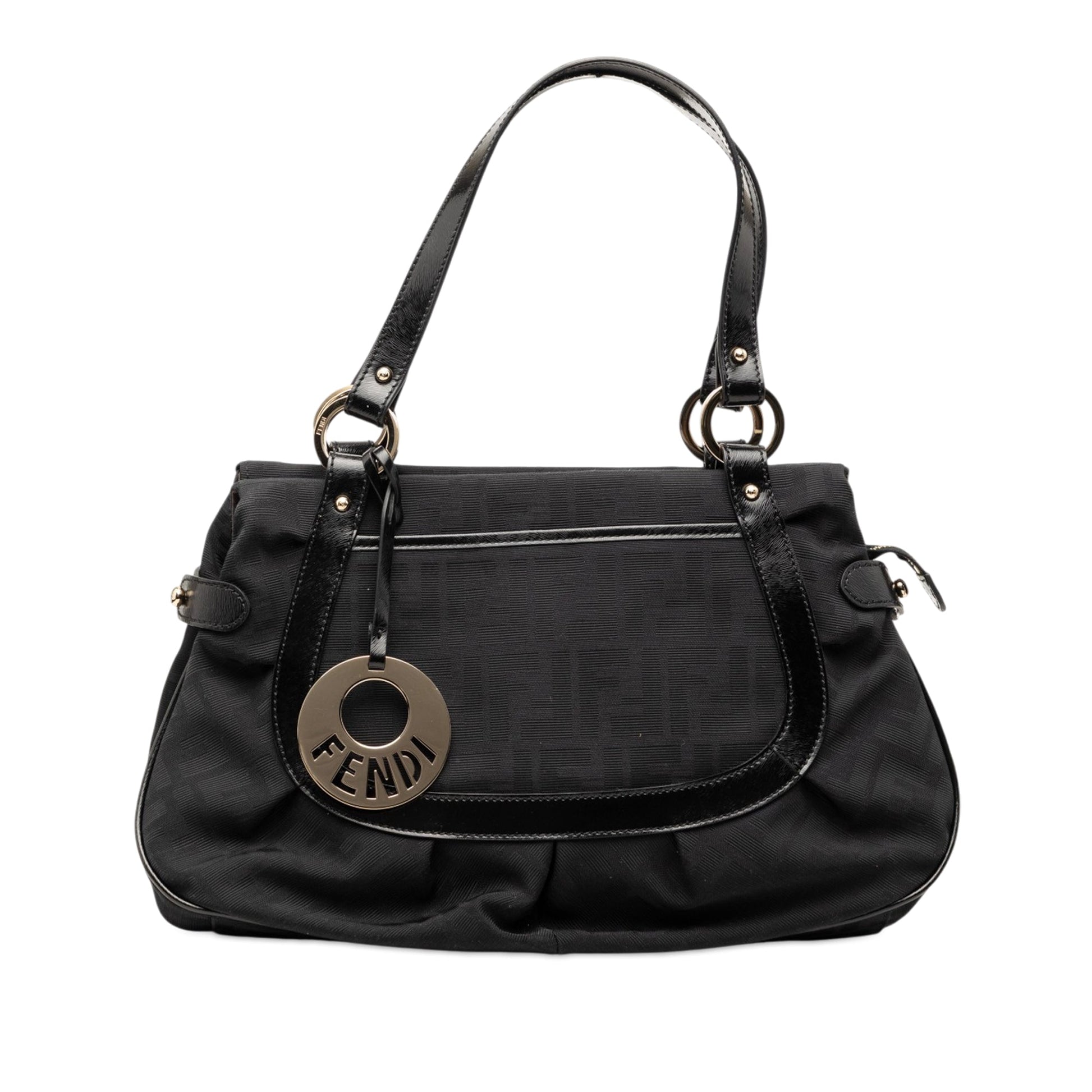 Fendi Zucca Canvas Chef Shoulder Bag