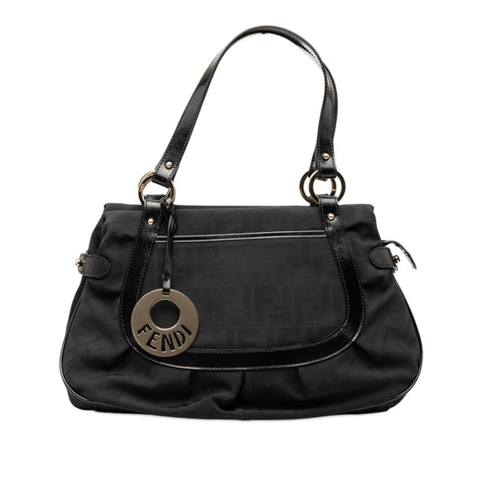 Fendi Zucca Canvas Chef Shoulder Bag