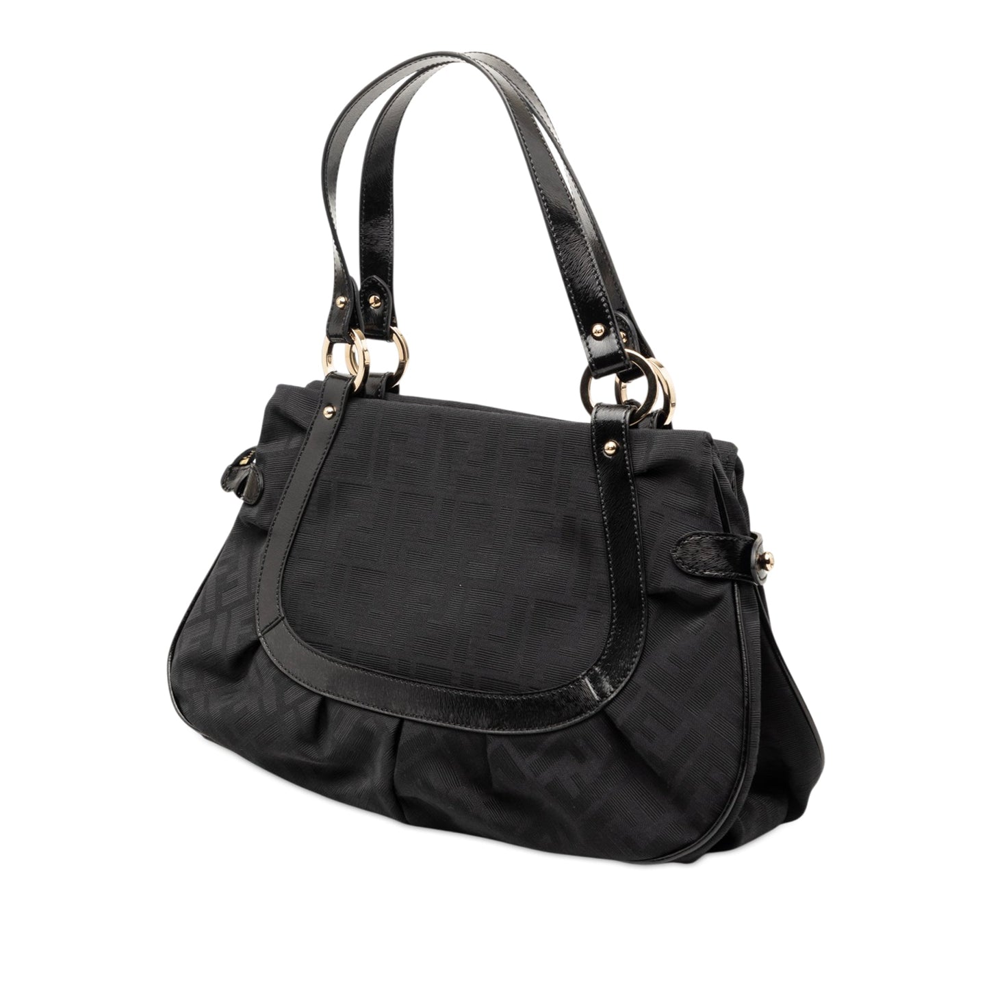 Fendi Zucca Canvas Chef Shoulder Bag