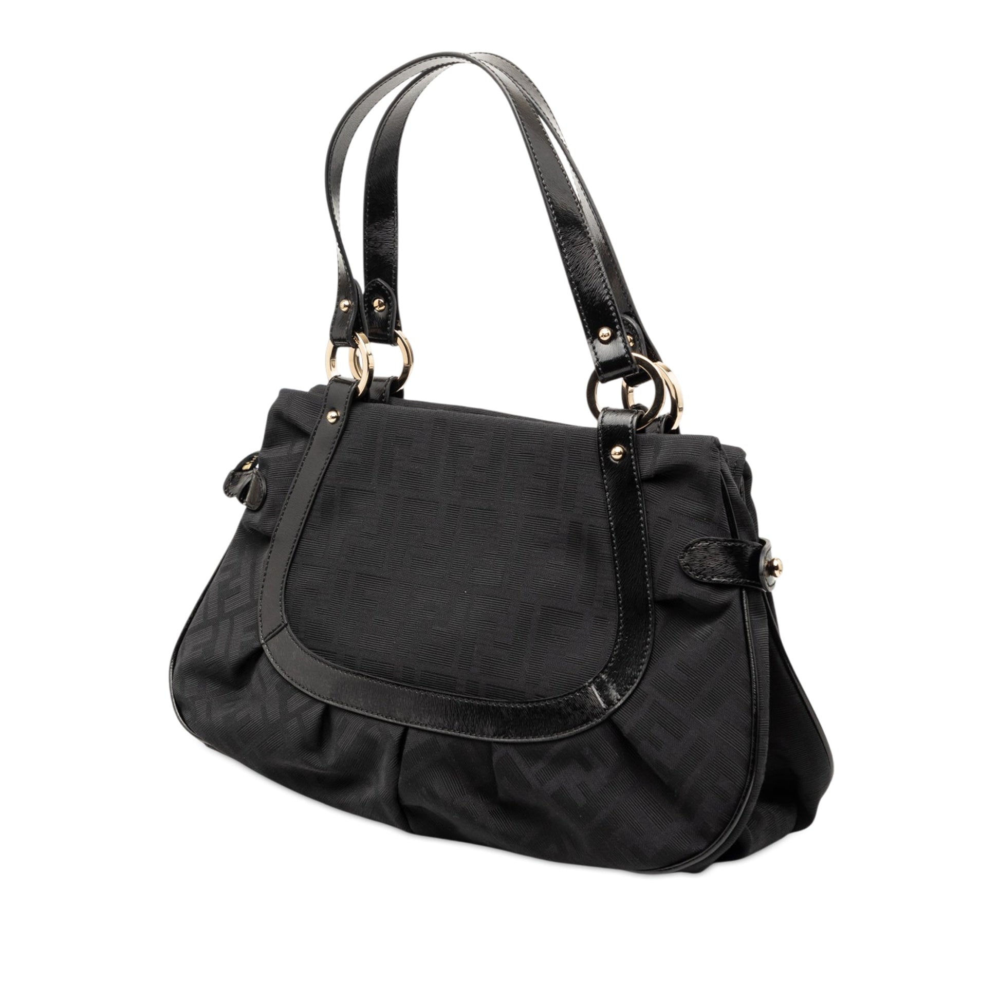 Fendi Zucca Canvas Chef Shoulder Bag