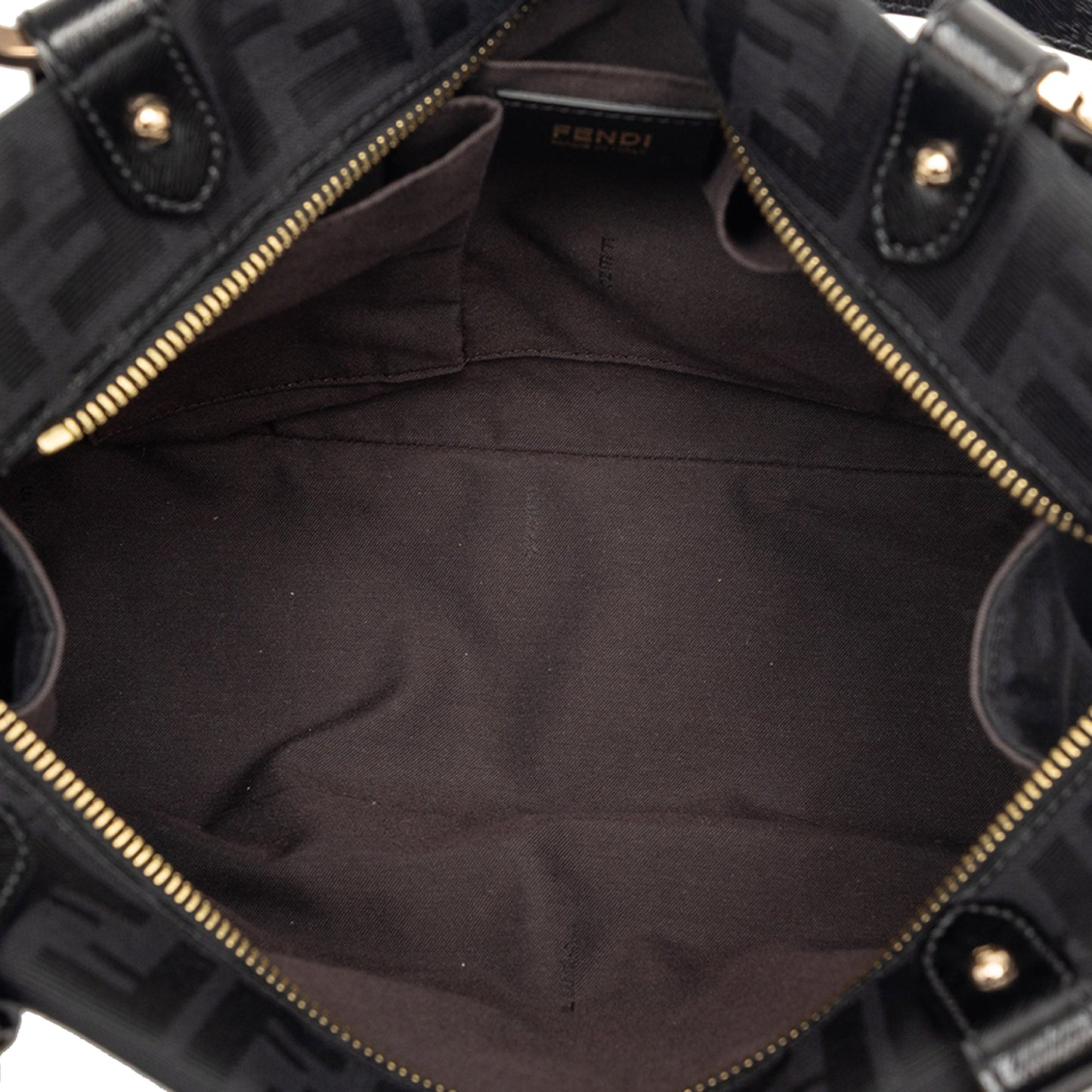 Fendi Zucca Canvas Chef Shoulder Bag