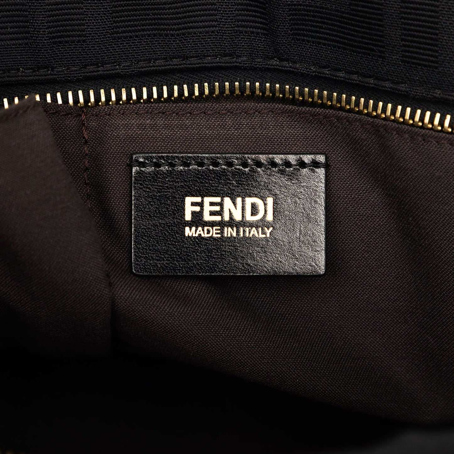 Fendi Zucca Canvas Chef Shoulder Bag