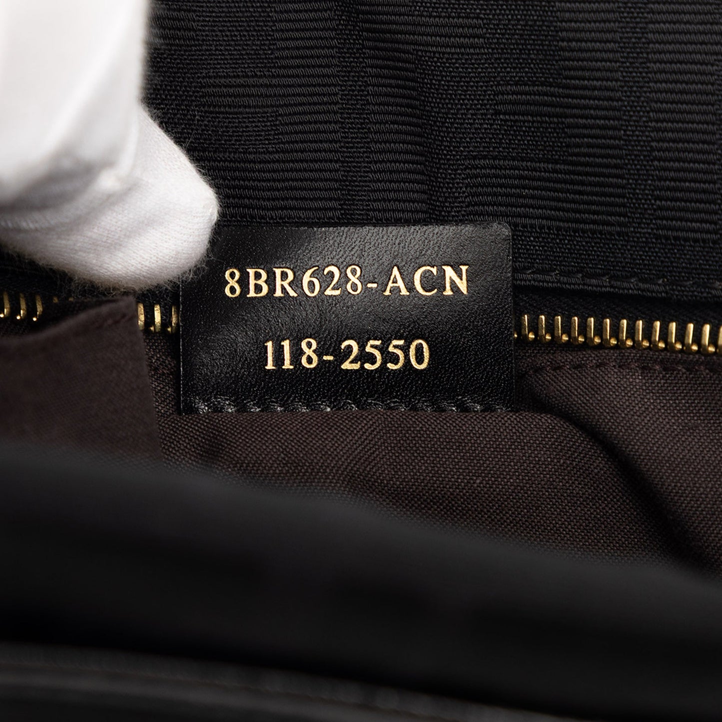 Fendi Zucca Canvas Chef Shoulder Bag