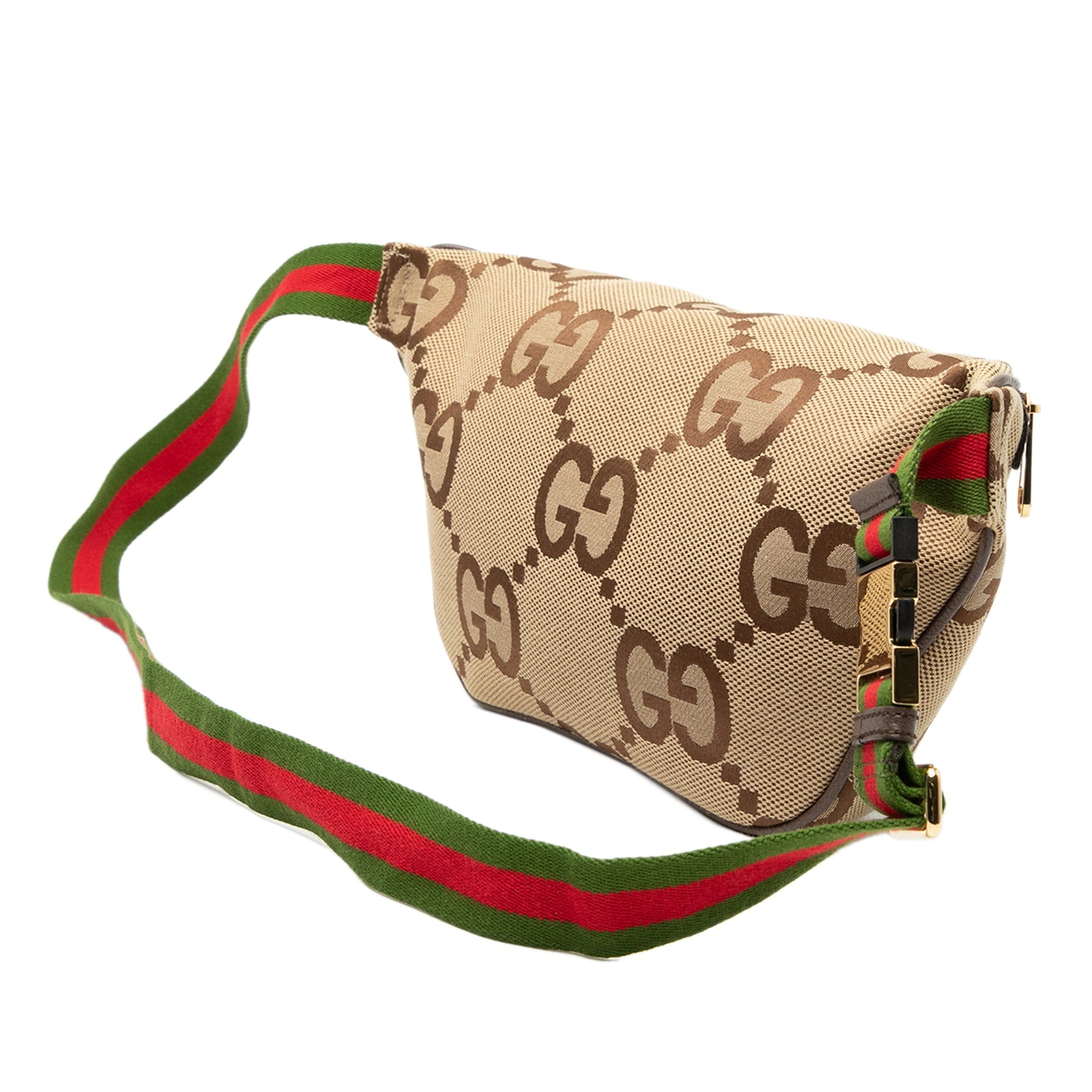 Jumbo GG Canvas Web Belt Bag
