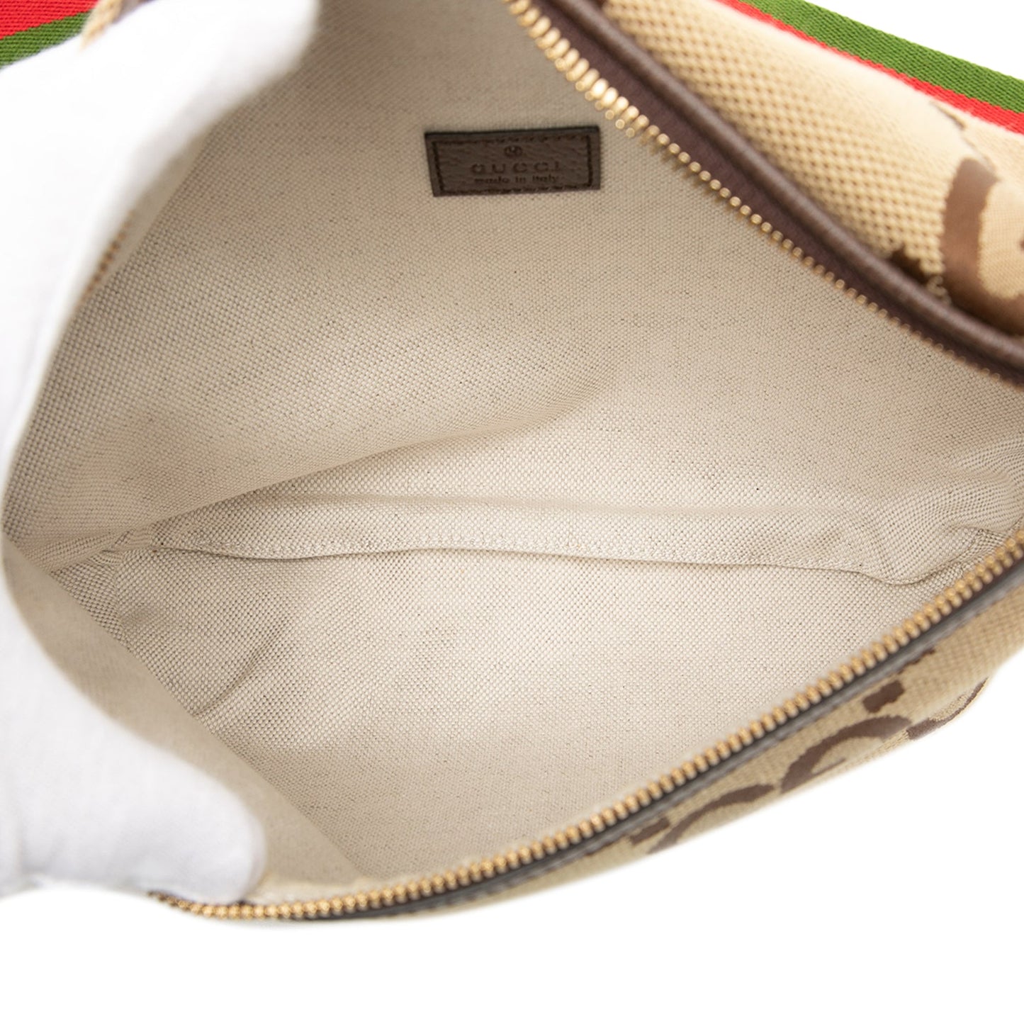 Jumbo GG Canvas Web Belt Bag