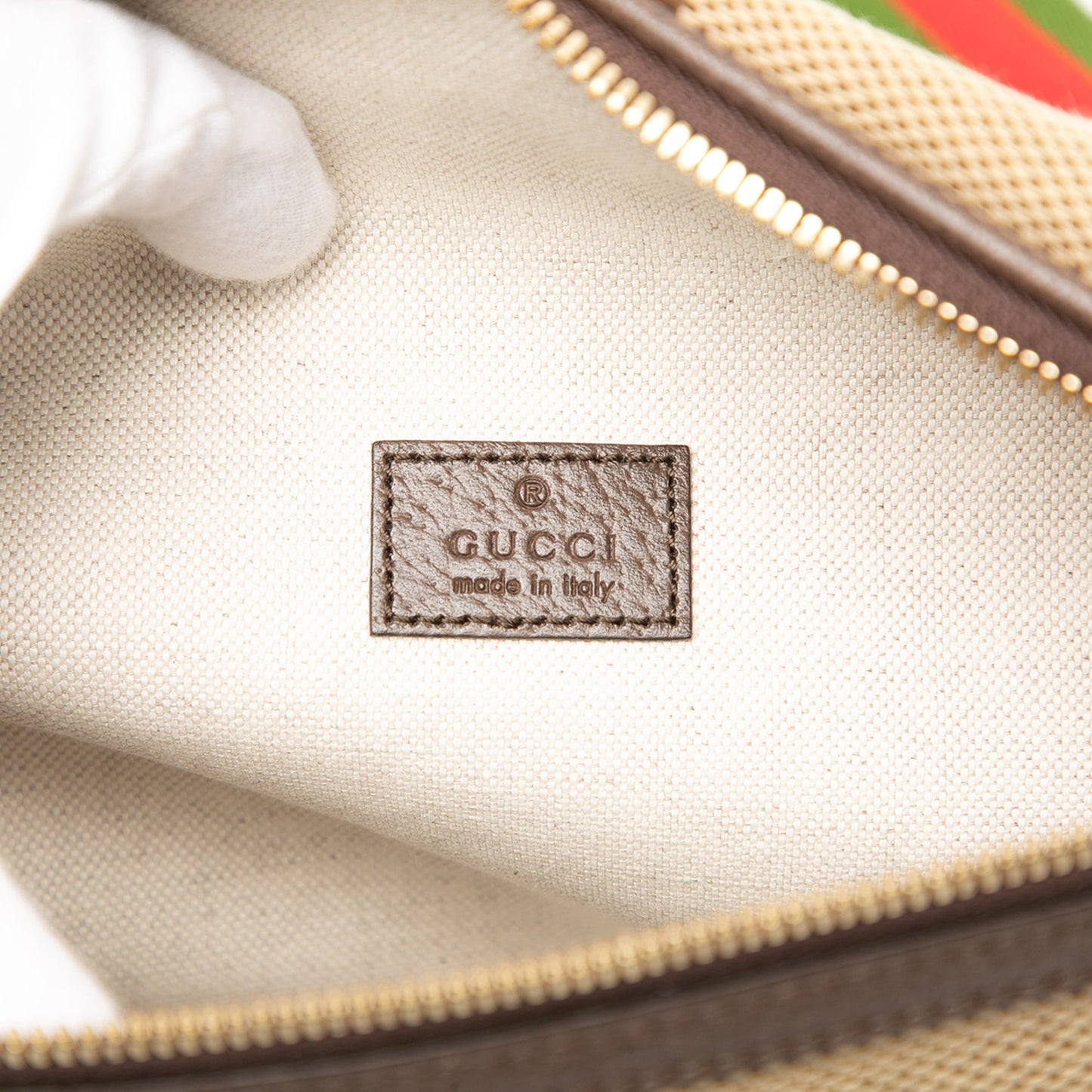 Jumbo GG Canvas Web Belt Bag