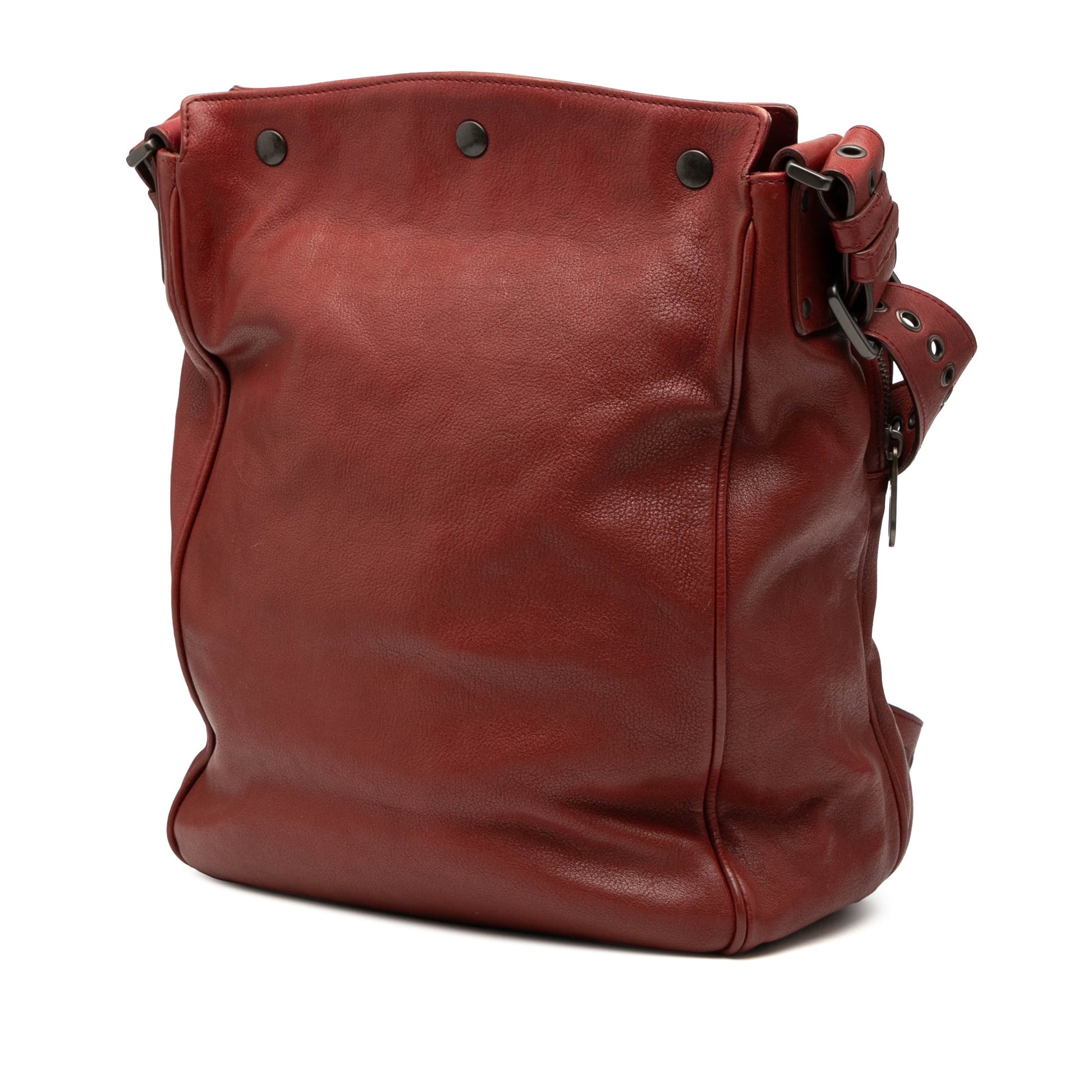 Bottega Veneta Nappa Intrecciato Grommet Crossbody
