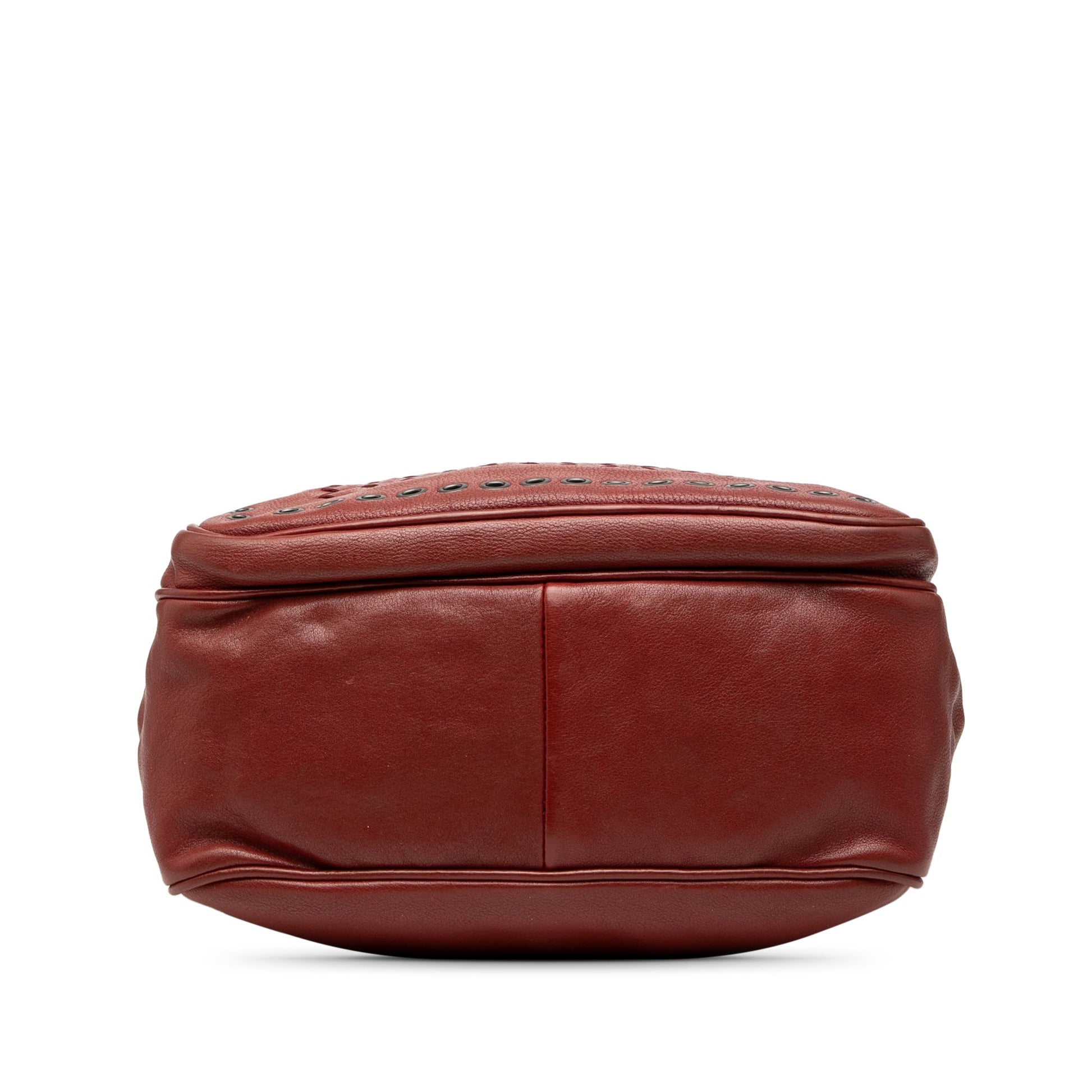 Bottega Veneta Nappa Intrecciato Grommet Crossbody