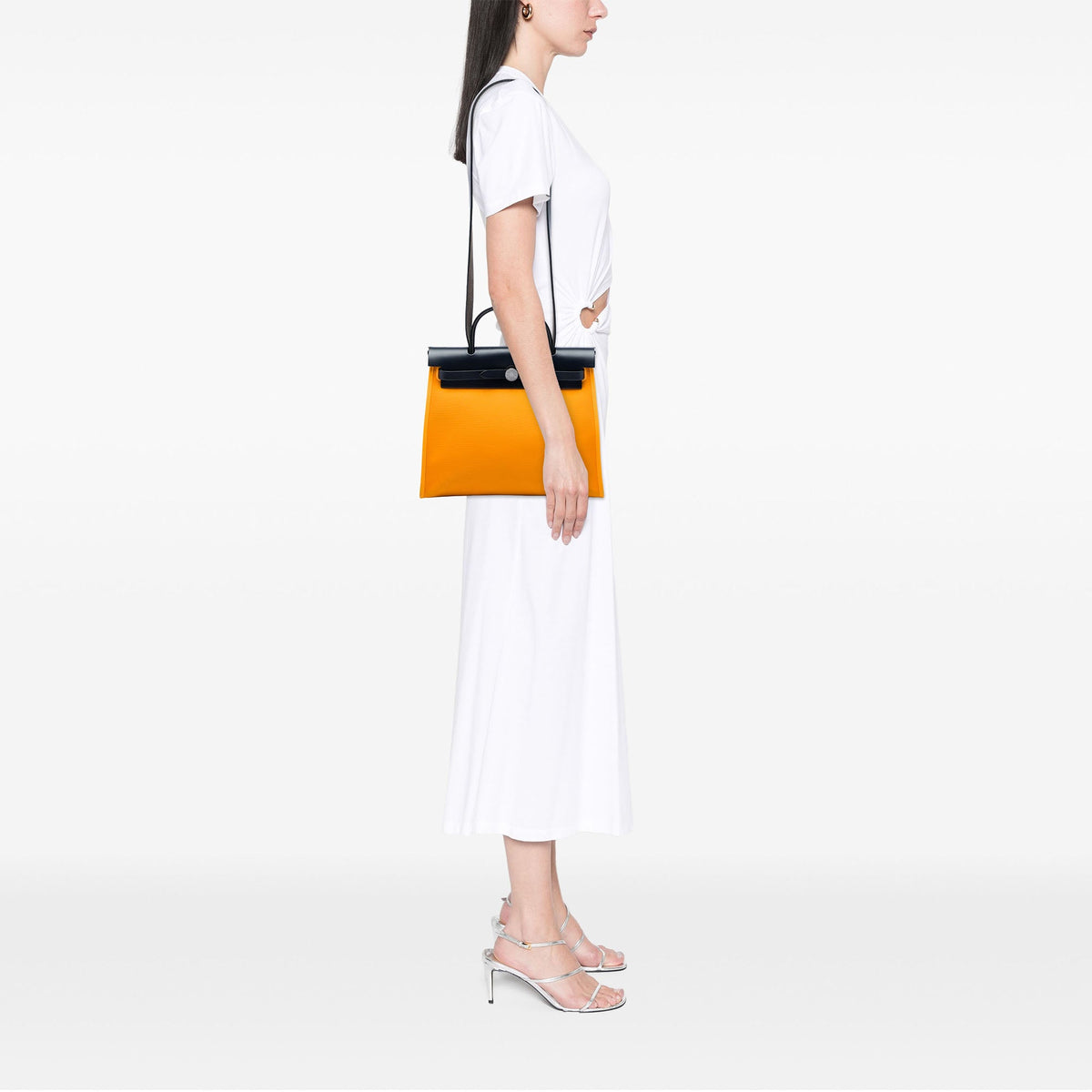 Hermès Toile Verso Herbag Zip 31