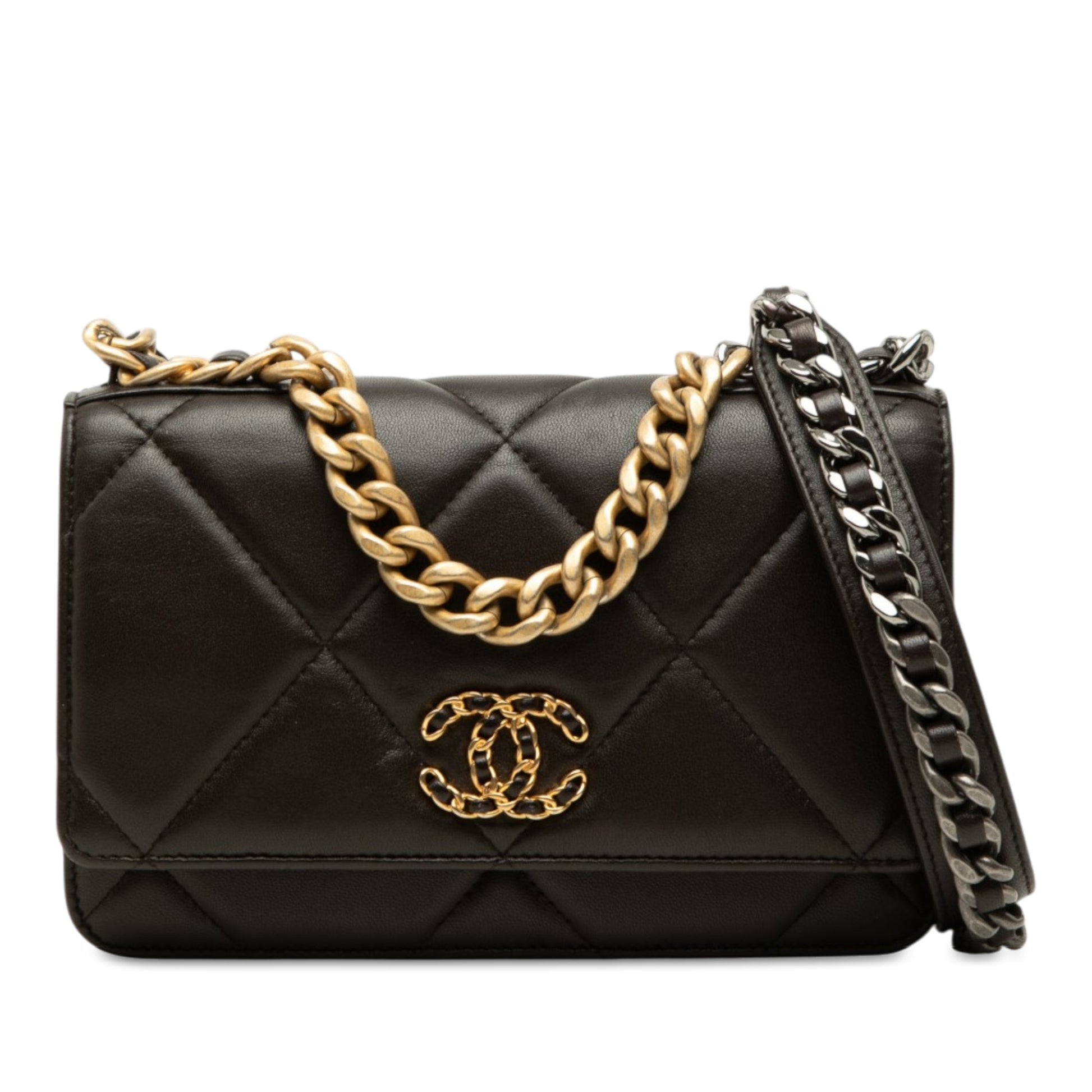 Chanel Quilted Lambskin 19 Wallet on Chain