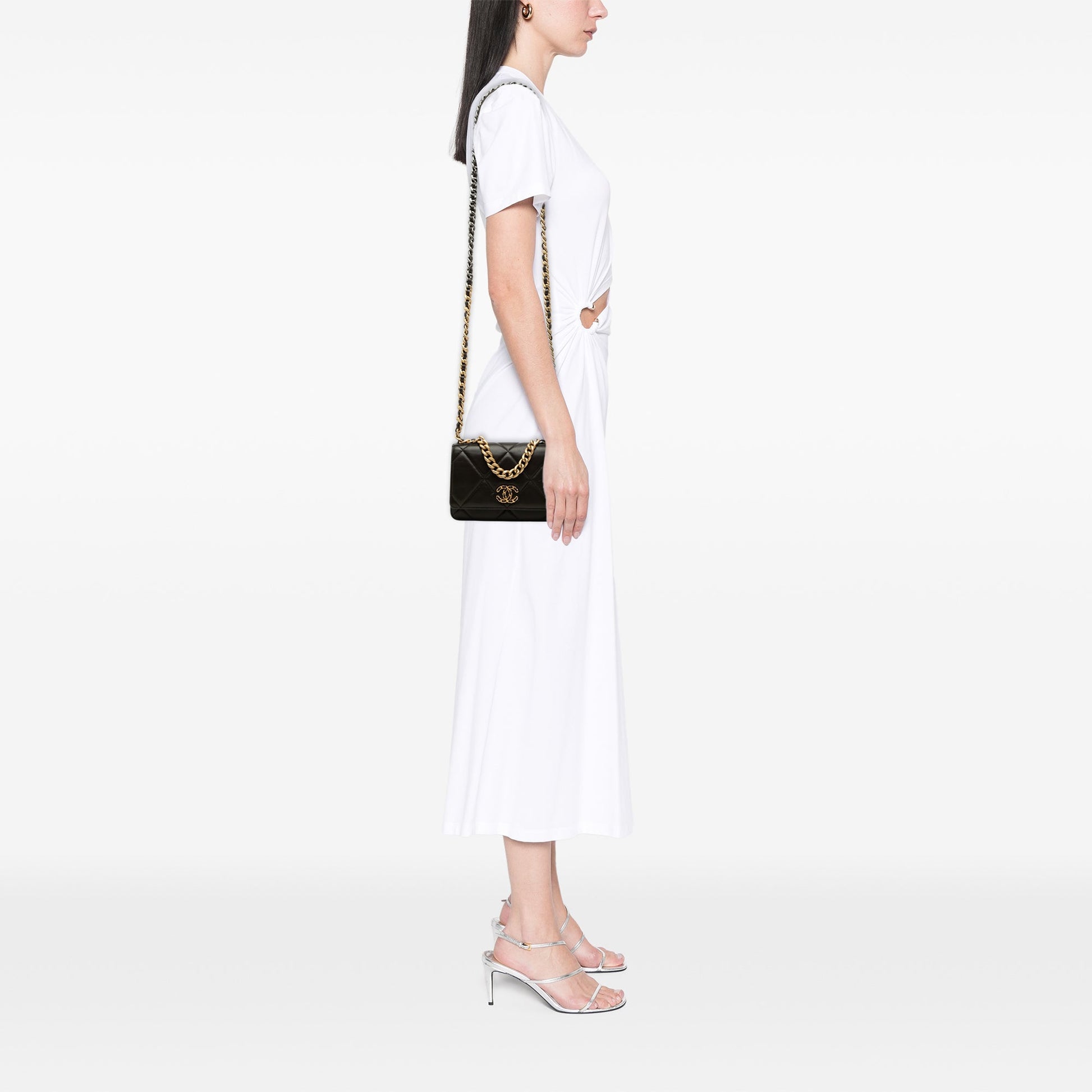 Chanel Quilted Lambskin 19 Wallet on Chain