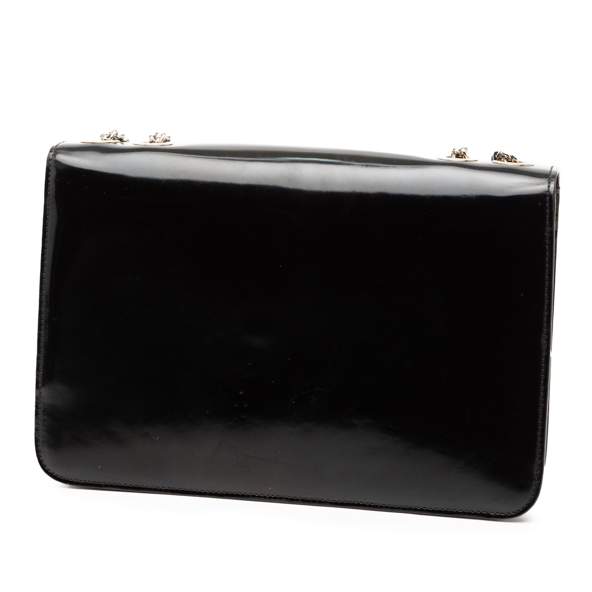 Gucci Medium Patent Dollar Interlocking G Crossbody