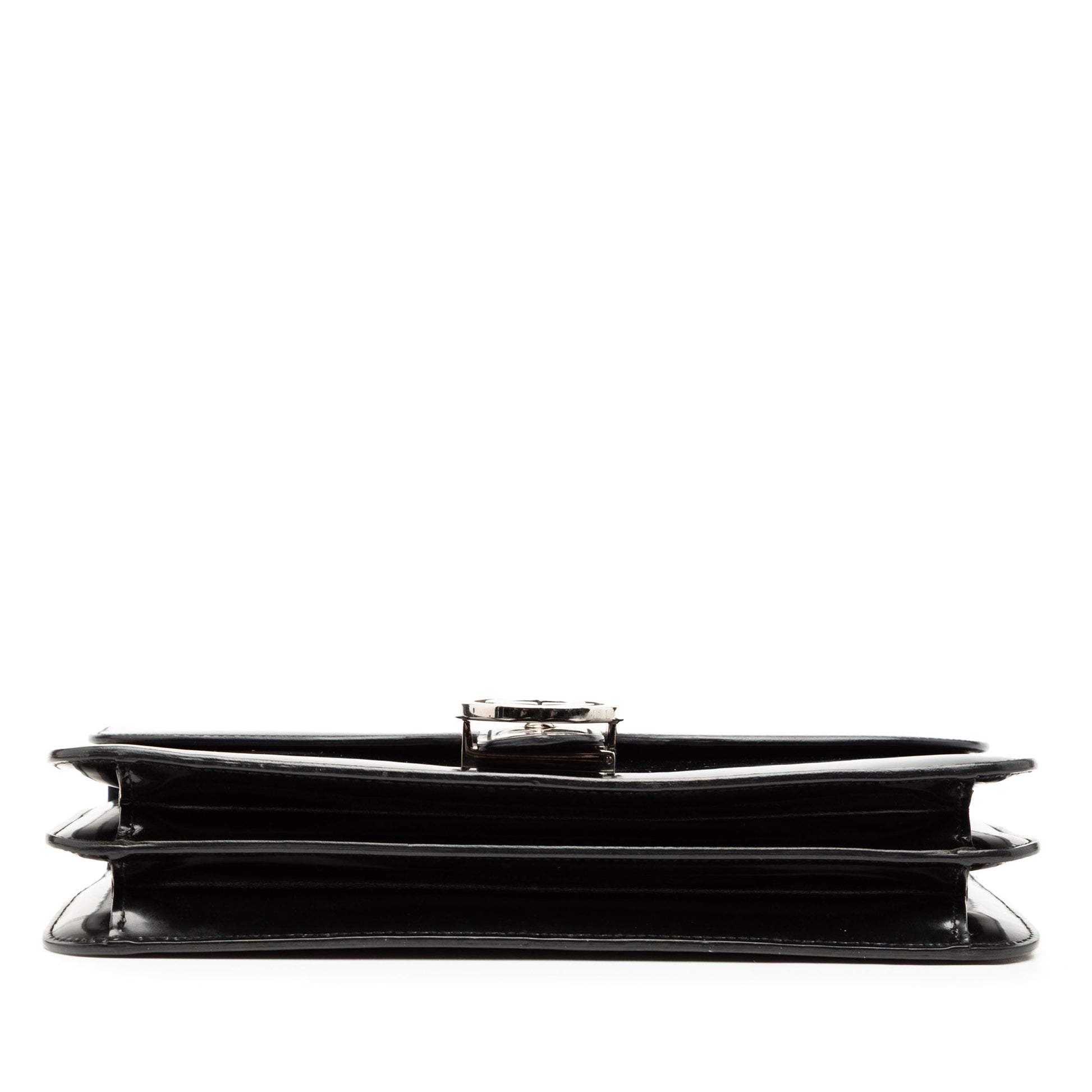 Gucci Medium Patent Dollar Interlocking G Crossbody