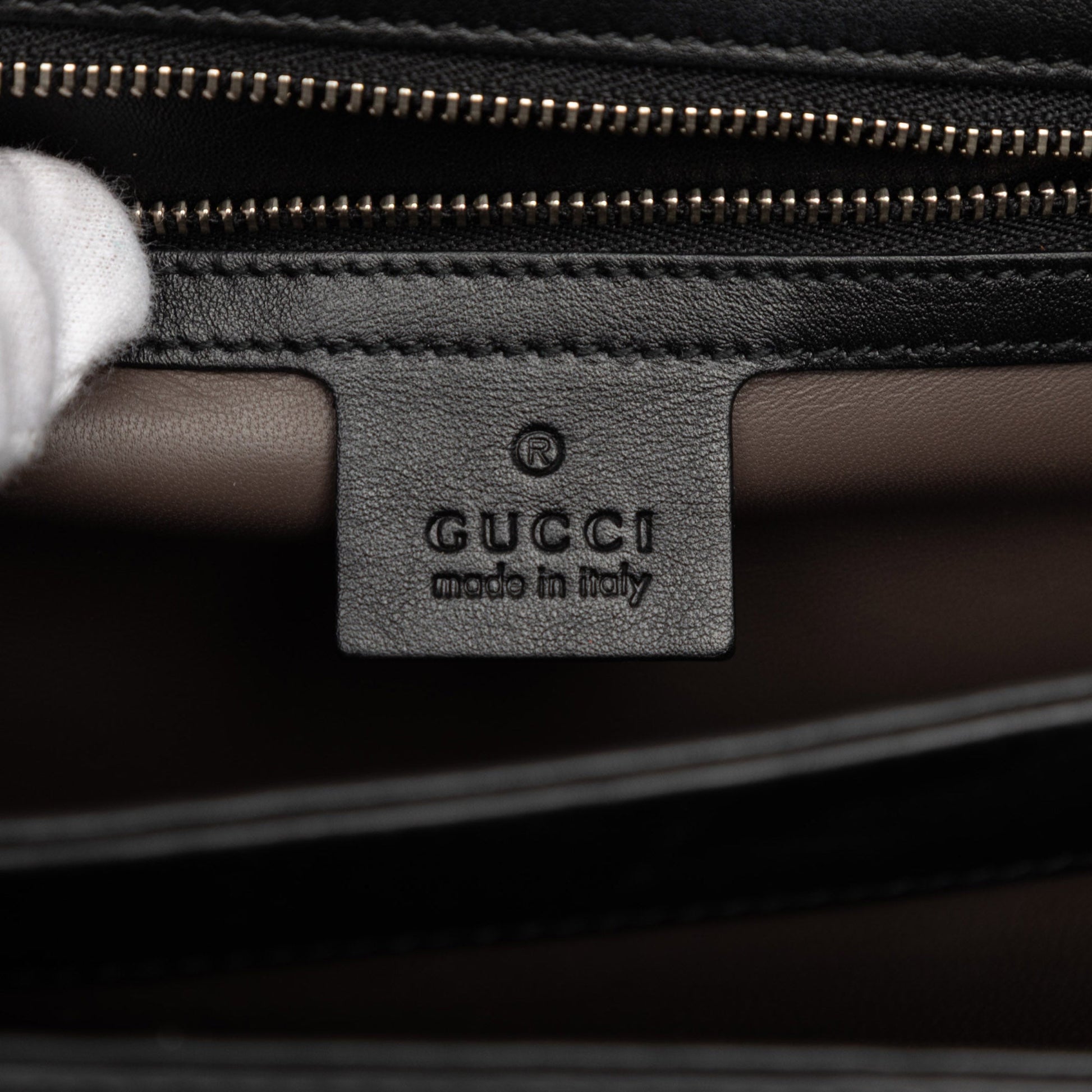 Gucci Medium Patent Dollar Interlocking G Crossbody