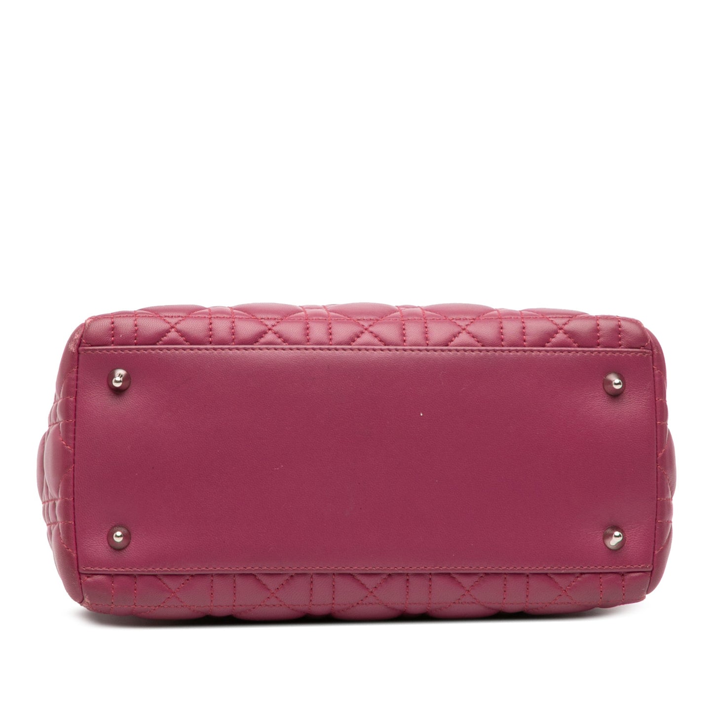 Dior Medium Lambskin Cannage Lady Dior