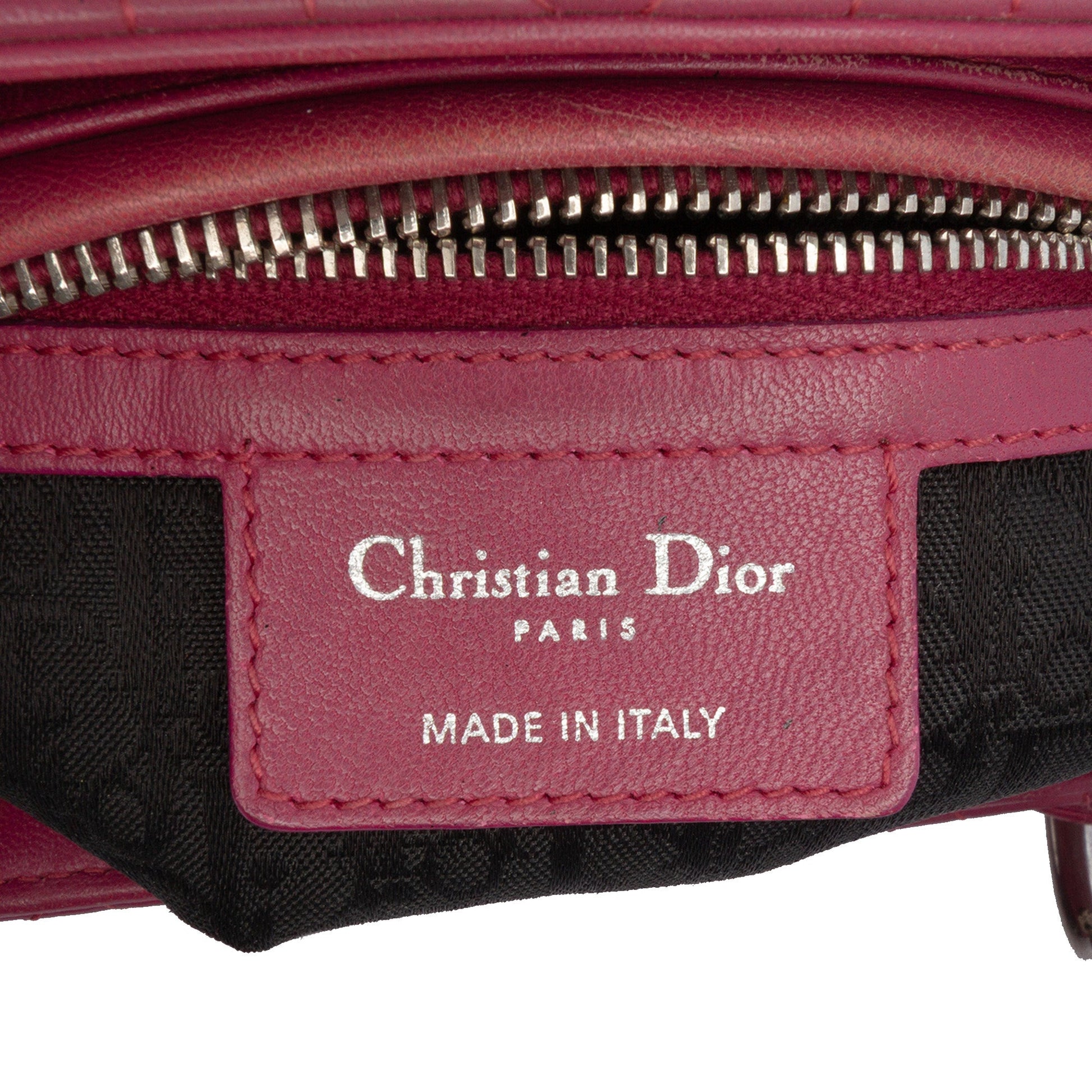 Dior Medium Lambskin Cannage Lady Dior