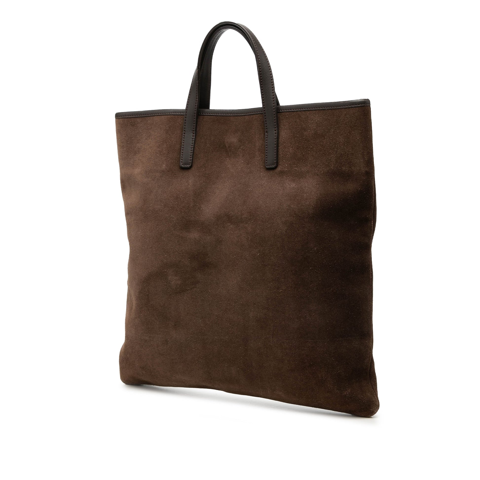 LOEWE Suede Anagram Tote
