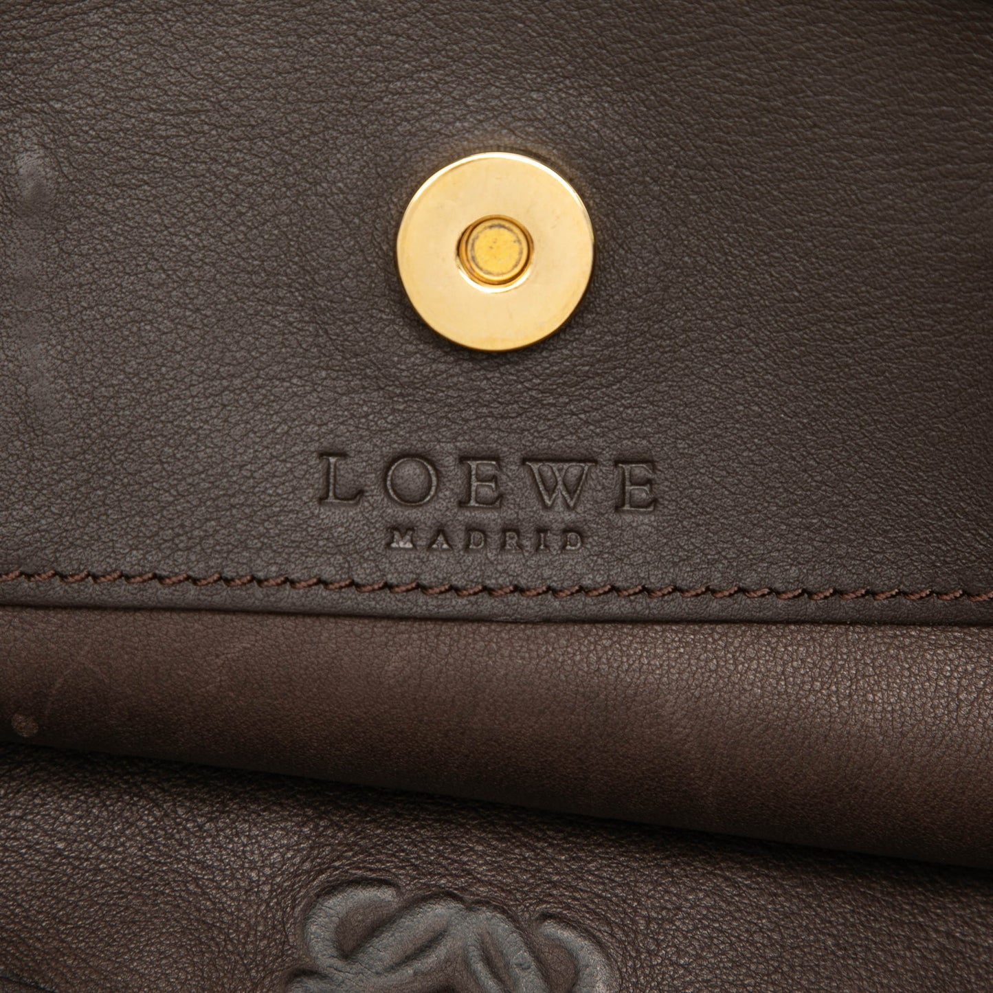 LOEWE Suede Anagram Tote