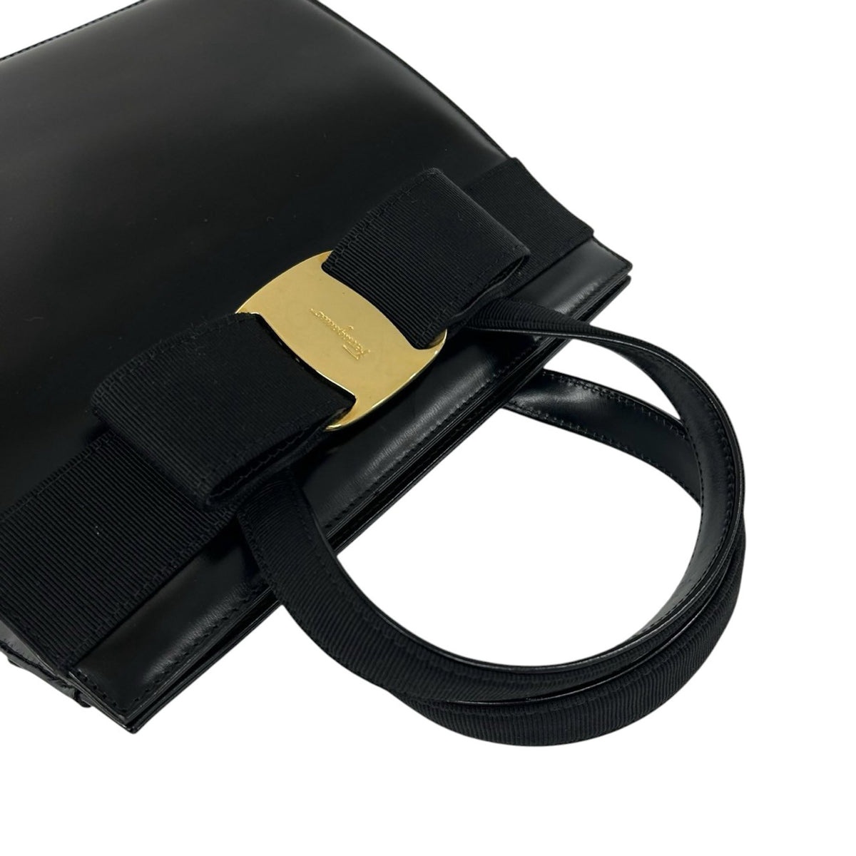 Ferragamo Leather Vara Bow Satchel