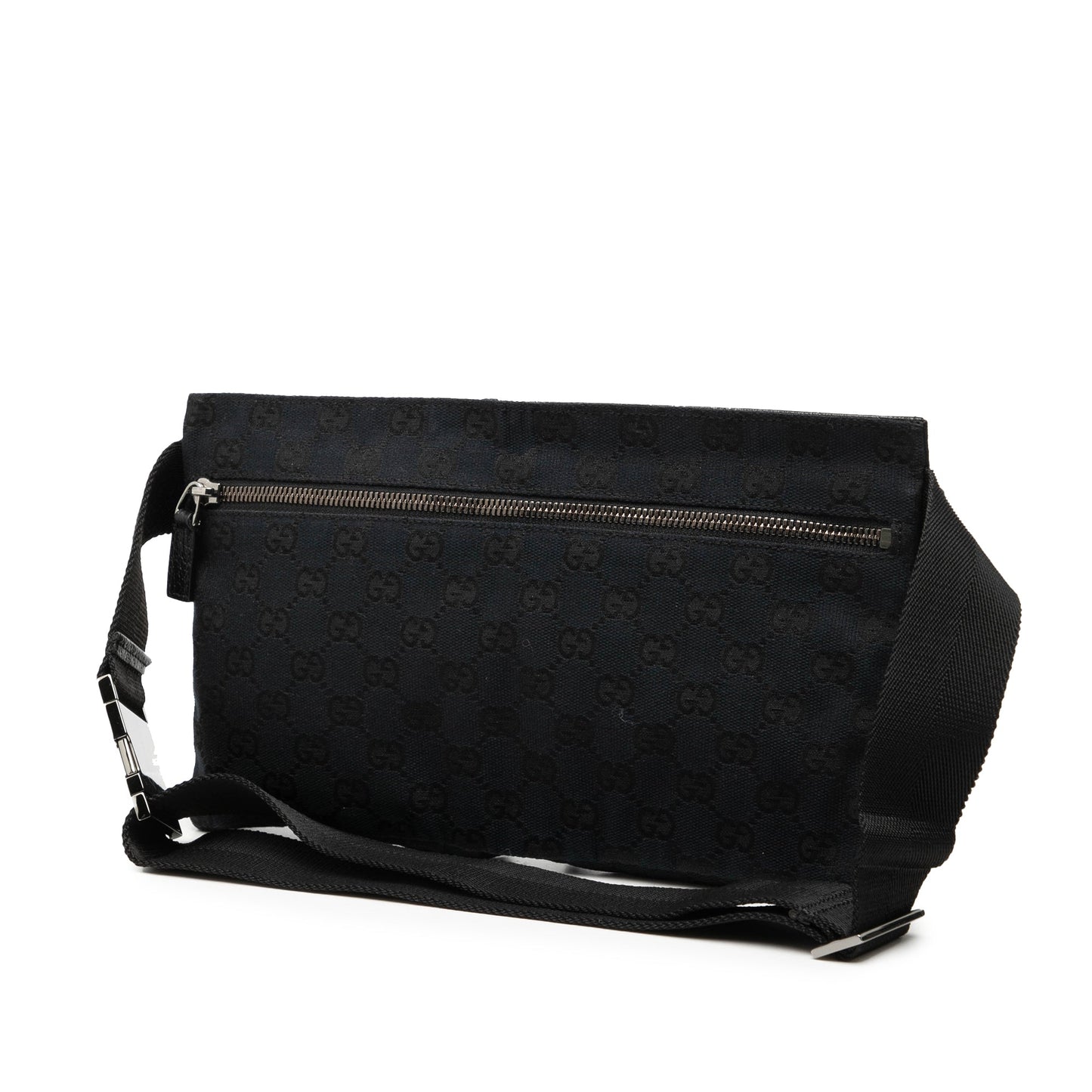 Gucci GG Canvas Double Pocket Belt Bag