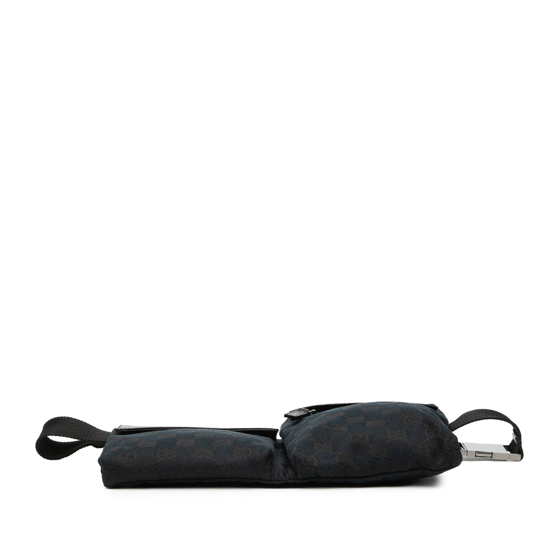 Gucci GG Canvas Double Pocket Belt Bag