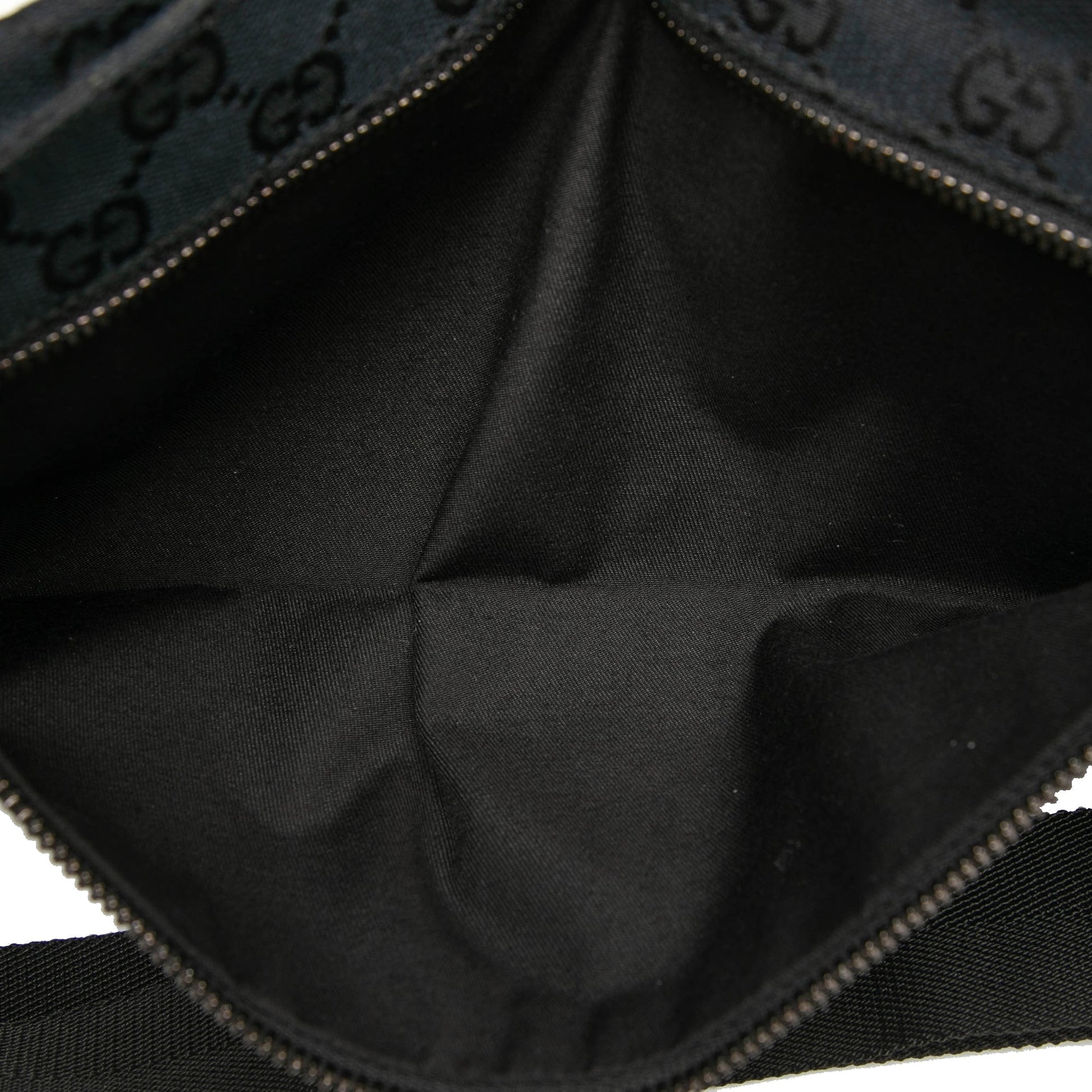 Gucci GG Canvas Double Pocket Belt Bag
