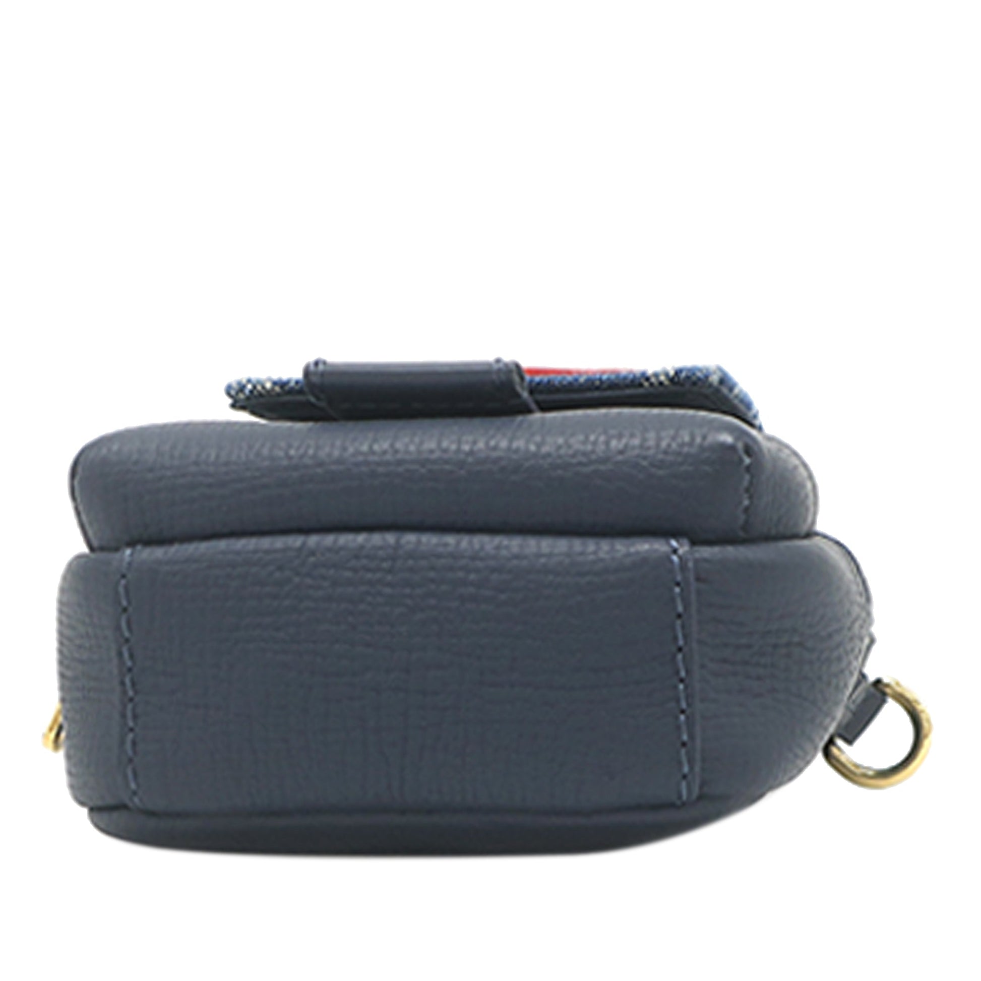 Louis Vuitton Nigo Monogram Denim and Taurillon Double Phone Pouch