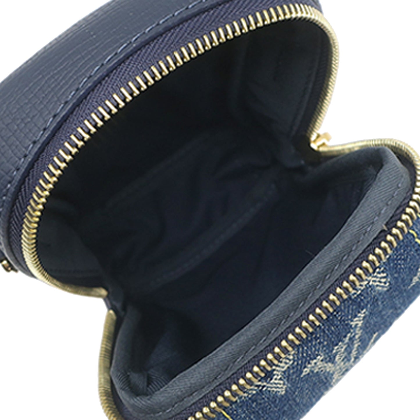 Louis Vuitton Nigo Monogram Denim and Taurillon Double Phone Pouch