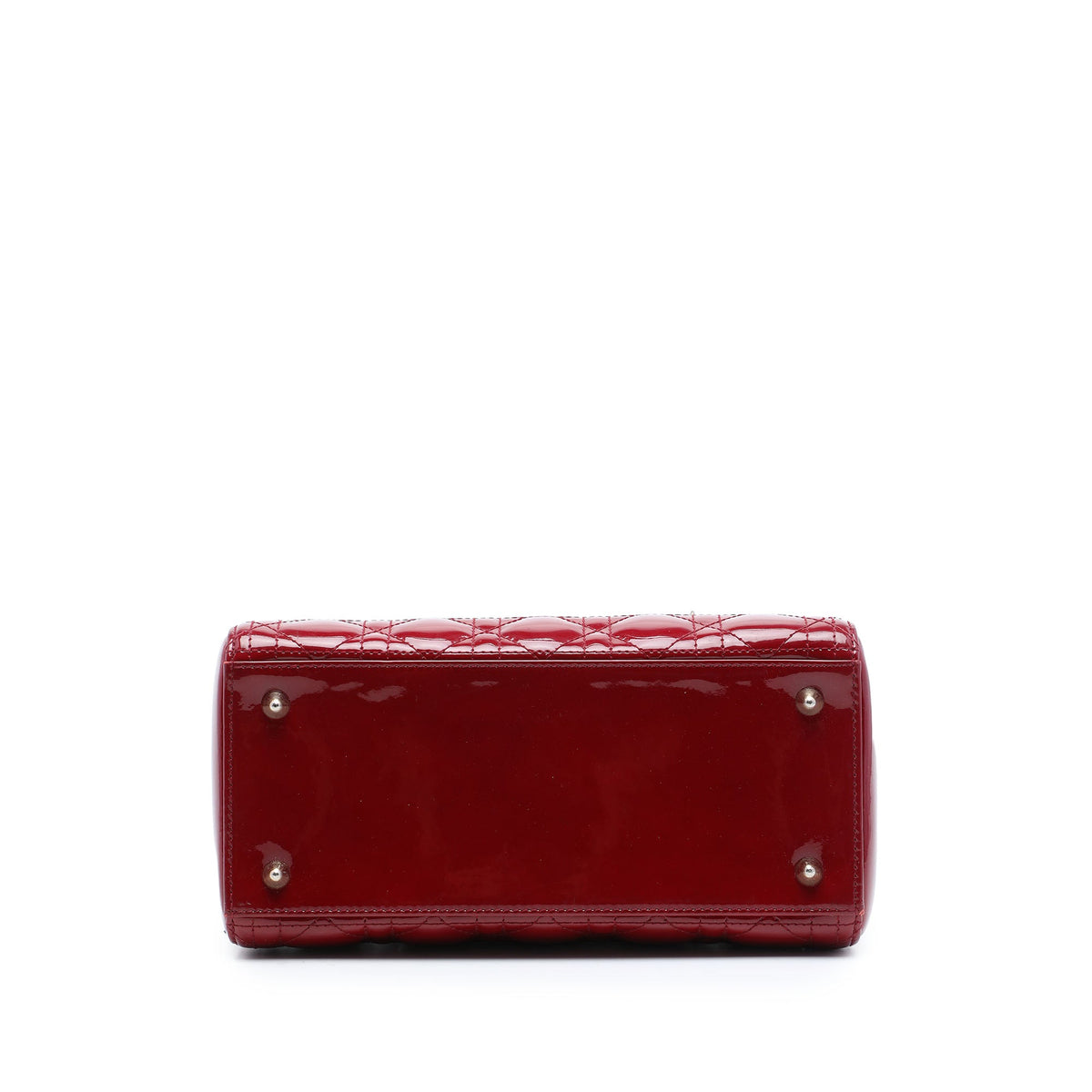 Dior Medium Patent Cannage Lady Dior