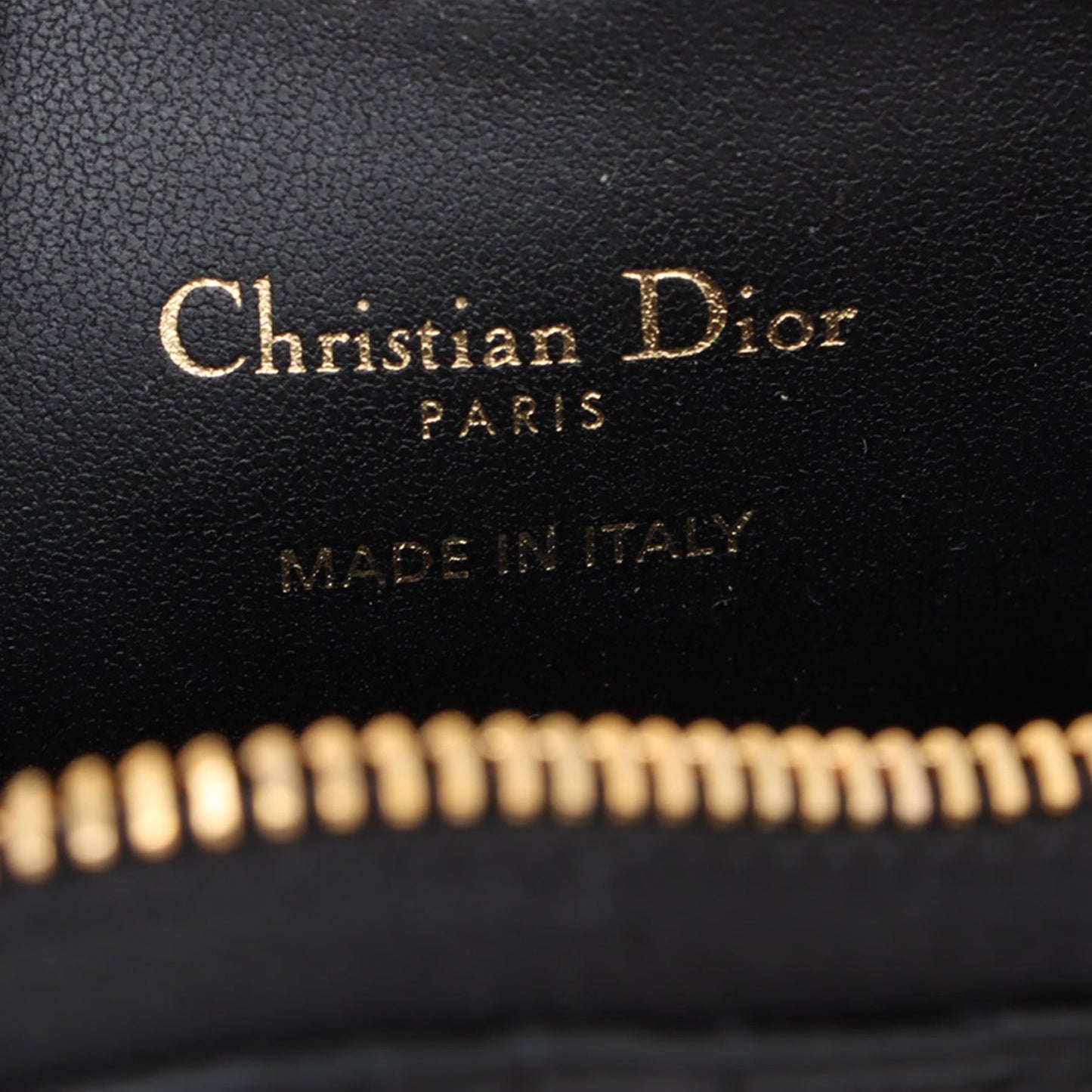 Dior DiorAmour Calfskin Cannage Caro Heart Pouch With Chain