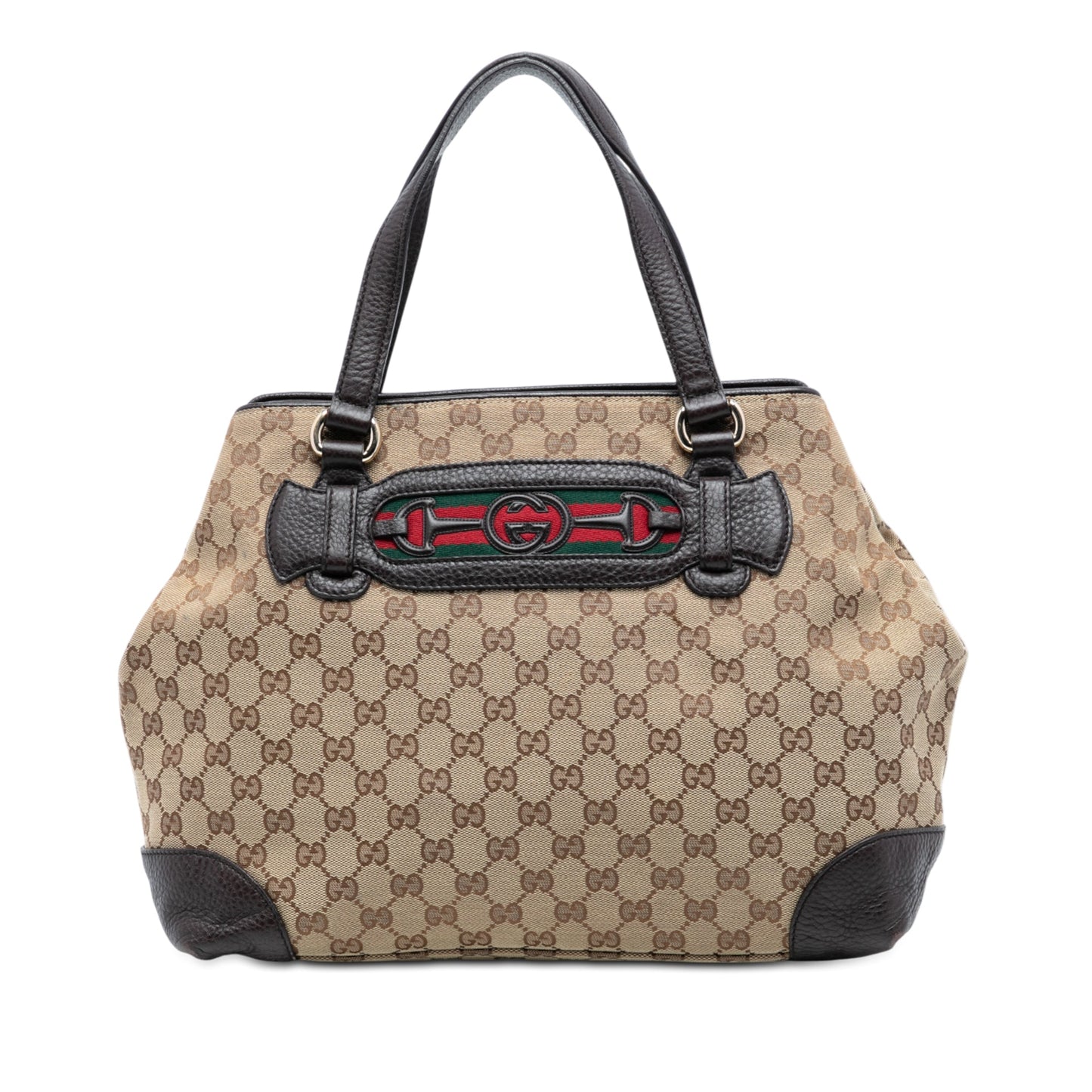 Gucci GG Canvas Web Dressage Tote