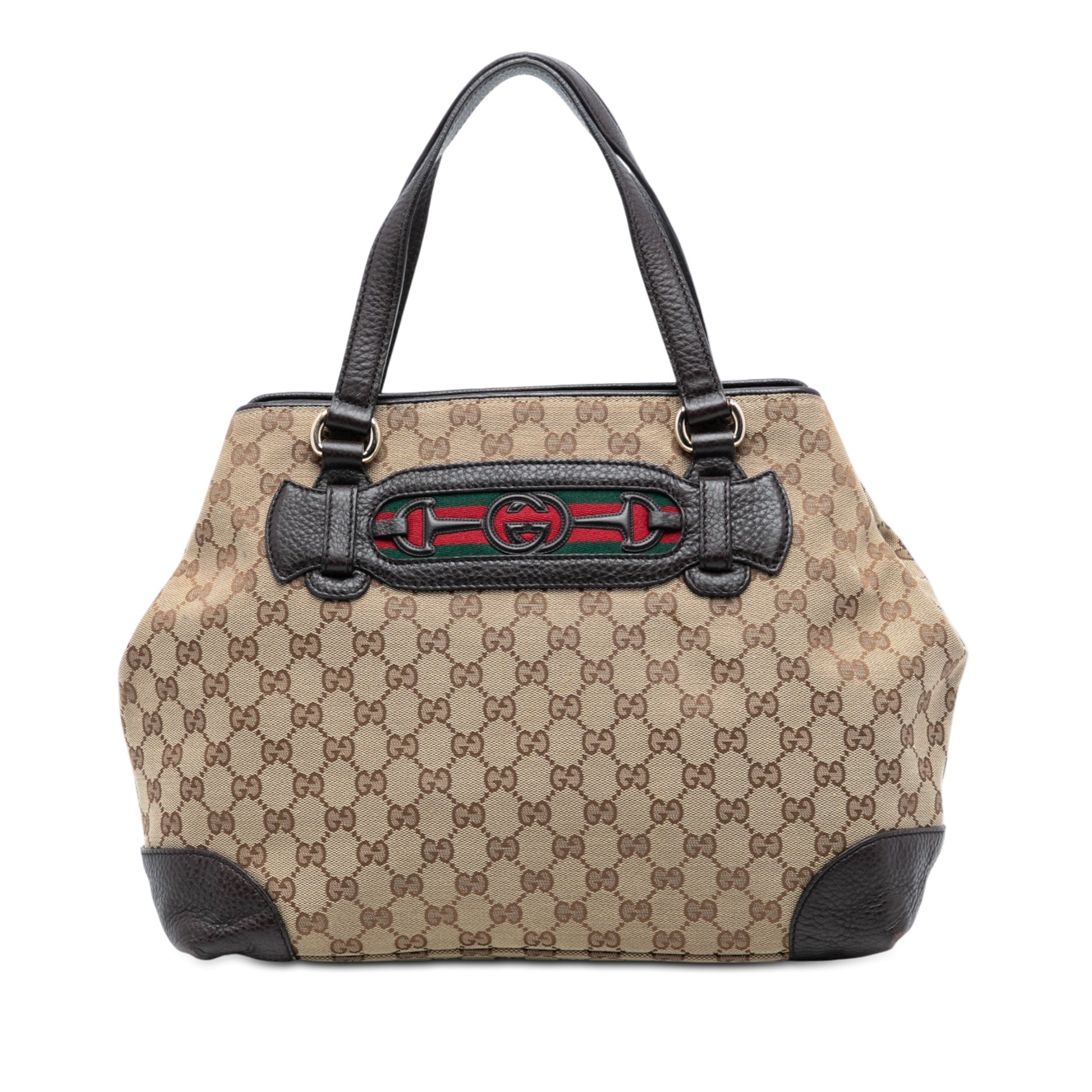 Gucci GG Canvas Web Dressage Tote