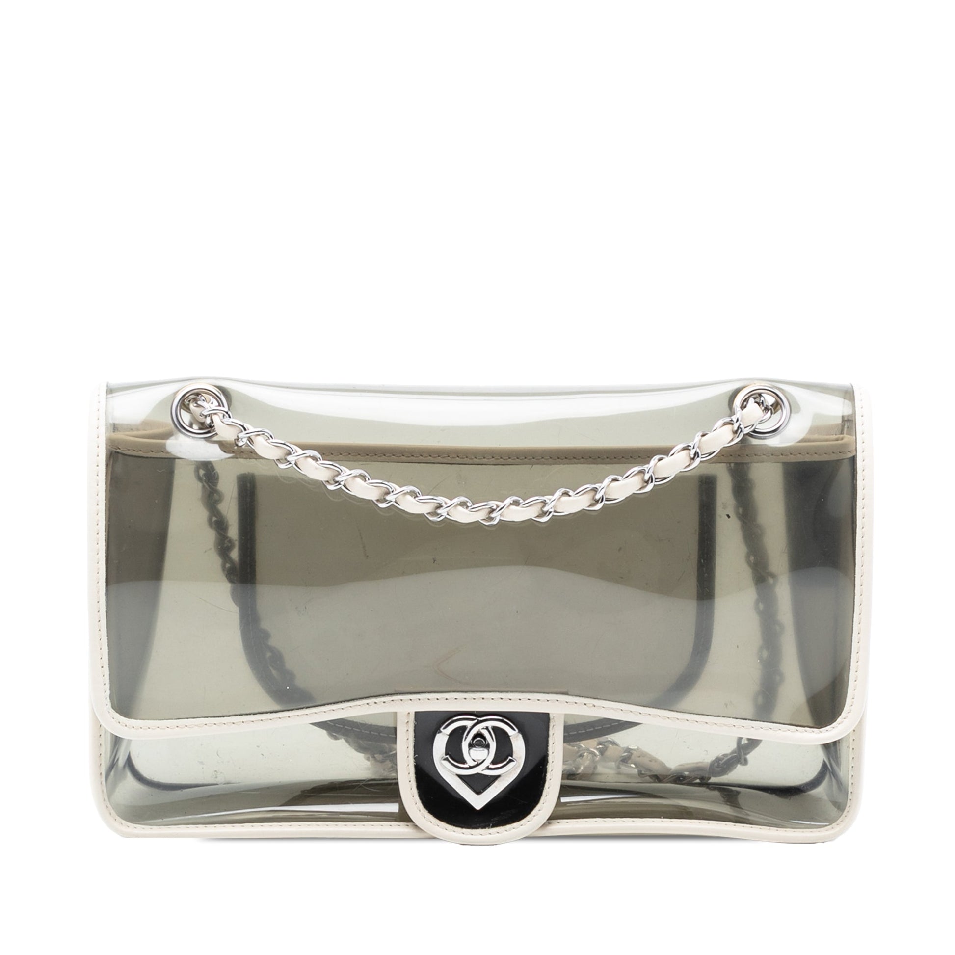 Chanel Large PVC and Lambskin Naked Flap