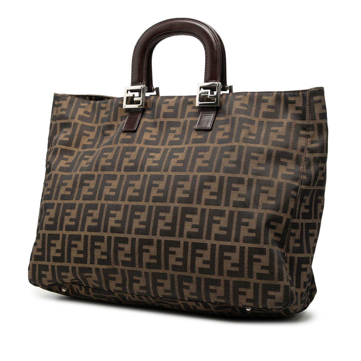 Fendi Large Zucca Canvas Twins Tote