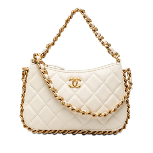 Chanel CC Quilted Lambskin Trendy Chain Around Hobo