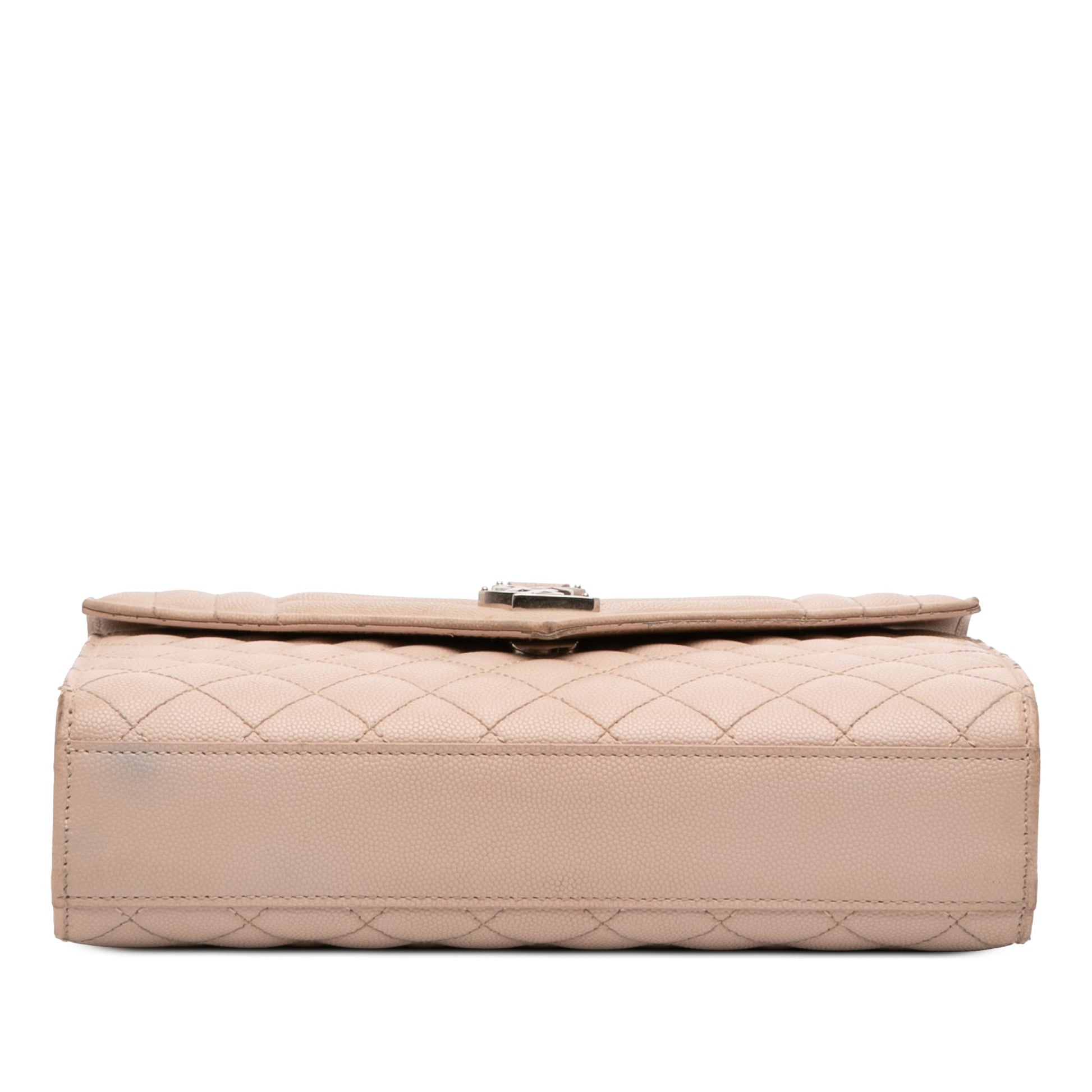 Saint Laurent Medium Grain De Poudre Triquilt Monogram Envelope Bag