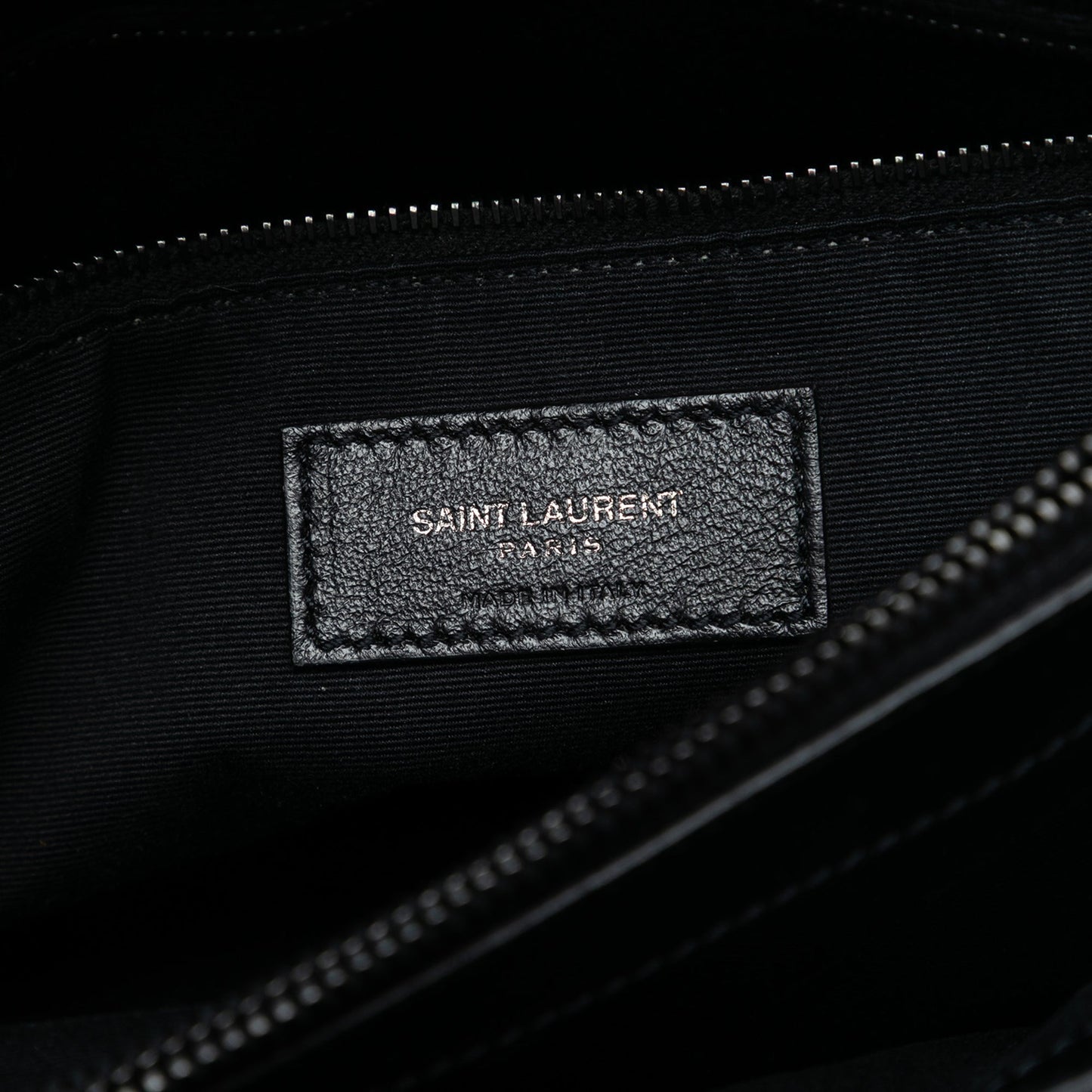 Saint Laurent Medium Matelasse Calfskin Monogram Monochrome LouLou Shoulder Bag
