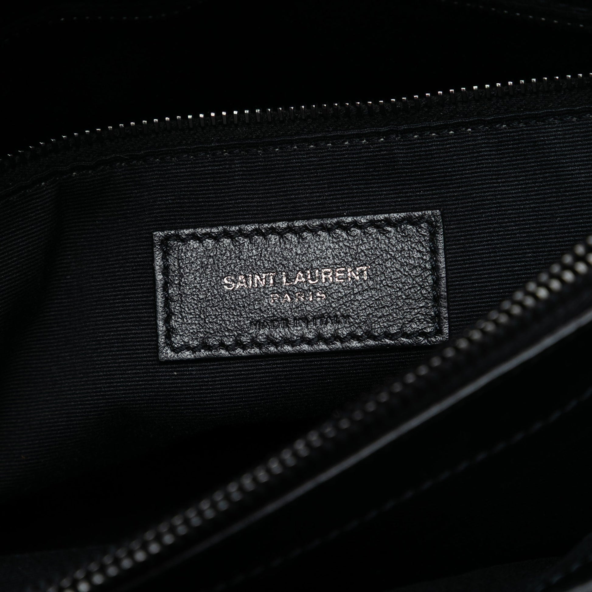 Saint Laurent Medium Matelasse Calfskin Monogram Monochrome LouLou Shoulder Bag