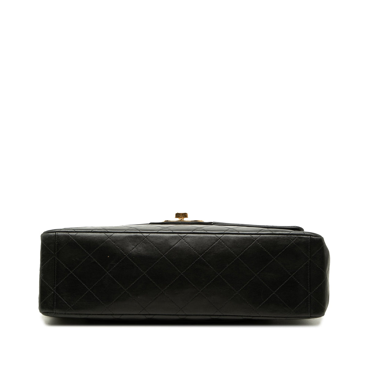Chanel Maxi XL Classic Lambskin Single Flap — Black