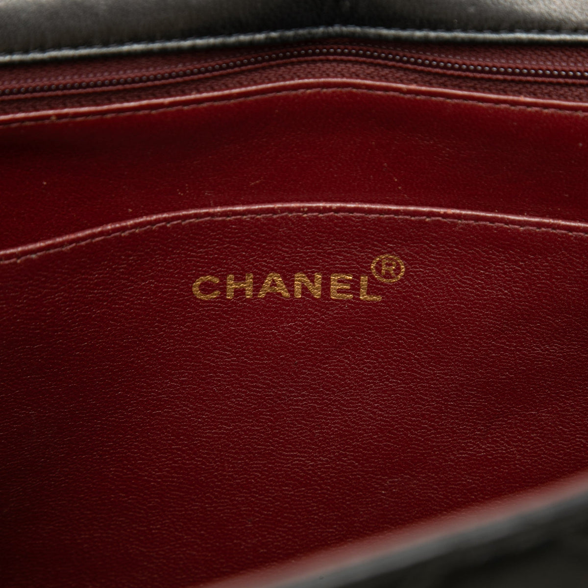 Chanel Maxi XL Classic Lambskin Single Flap — Black