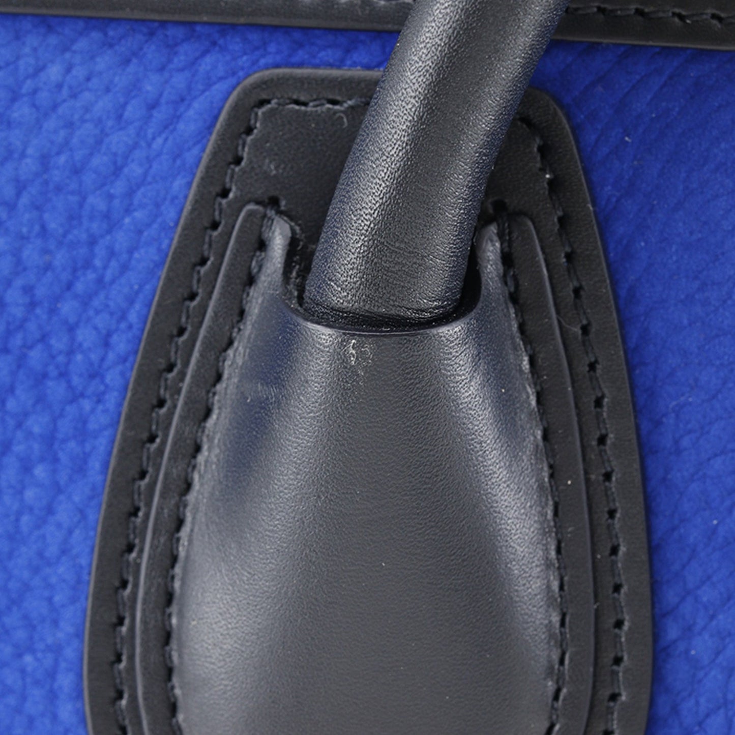 Celine Micro Tricolor Nubuck and Calfskin Luggage Tote