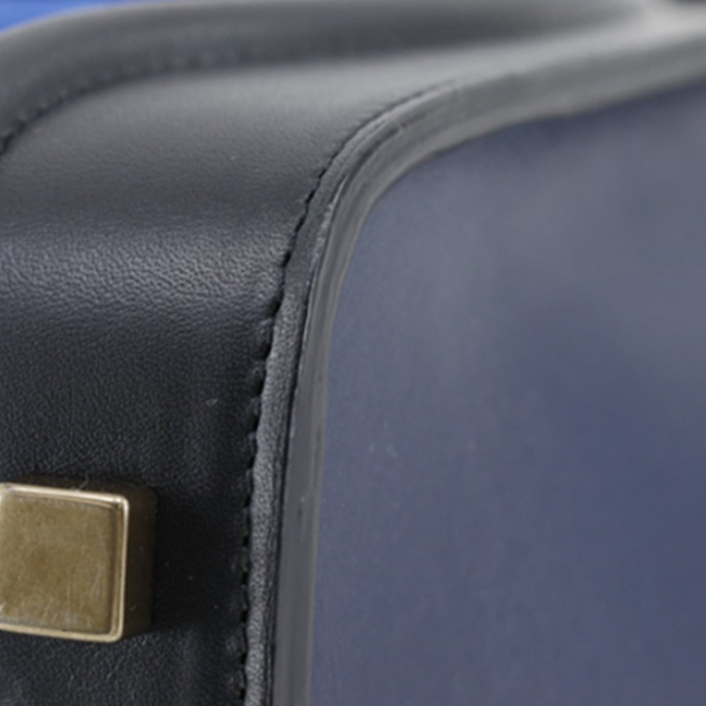 Celine Micro Tricolor Nubuck and Calfskin Luggage Tote