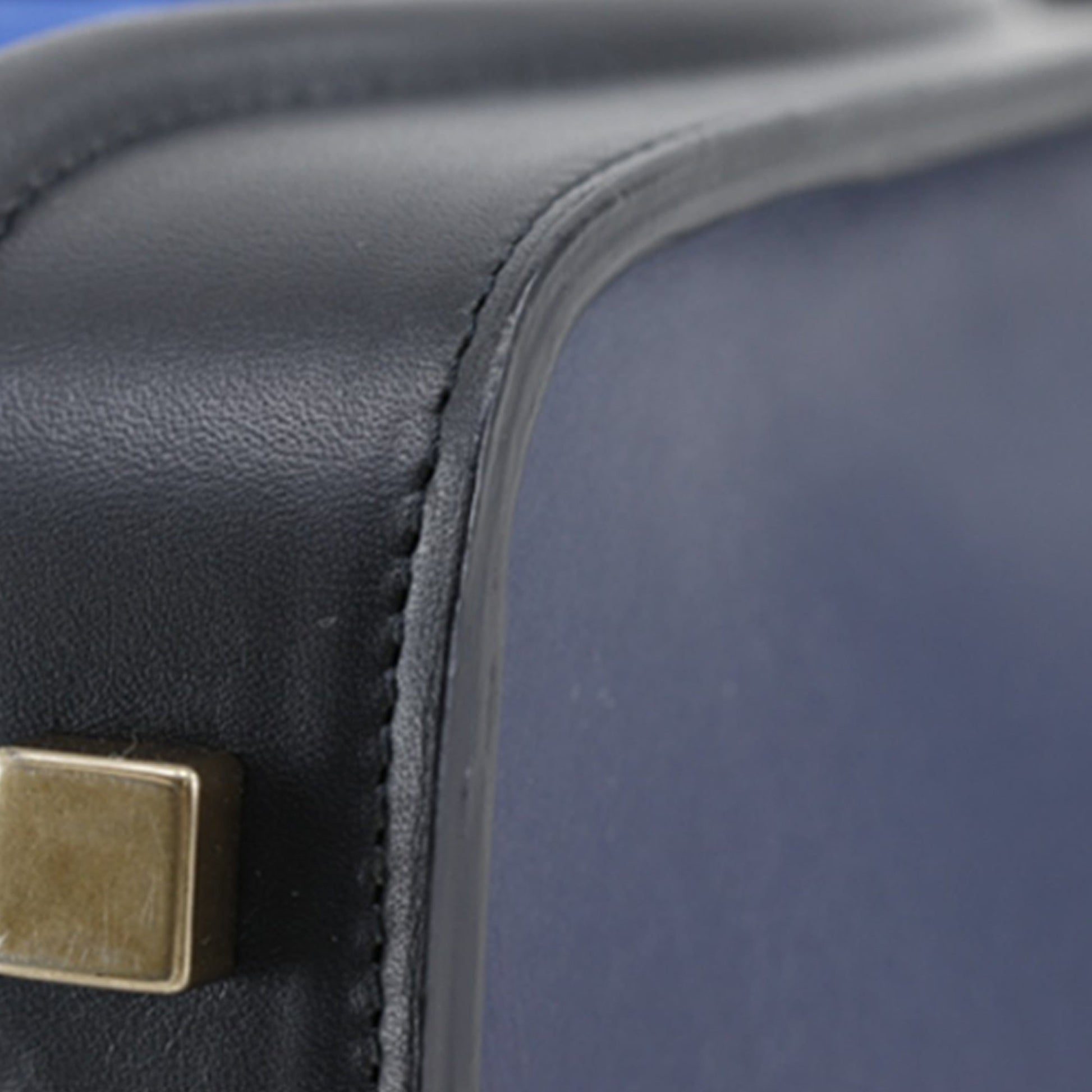 Celine Micro Tricolor Nubuck and Calfskin Luggage Tote