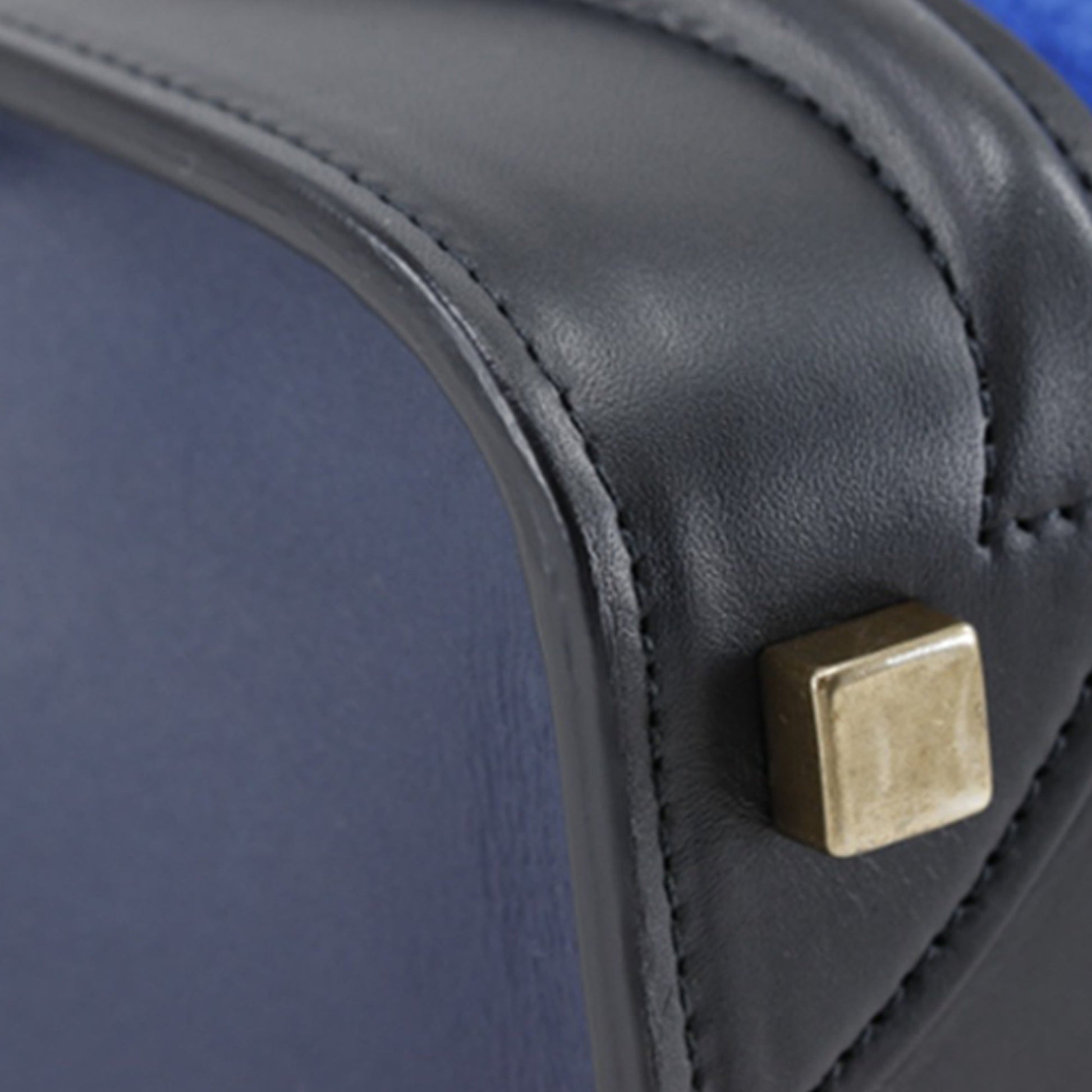 Celine Micro Tricolor Nubuck and Calfskin Luggage Tote