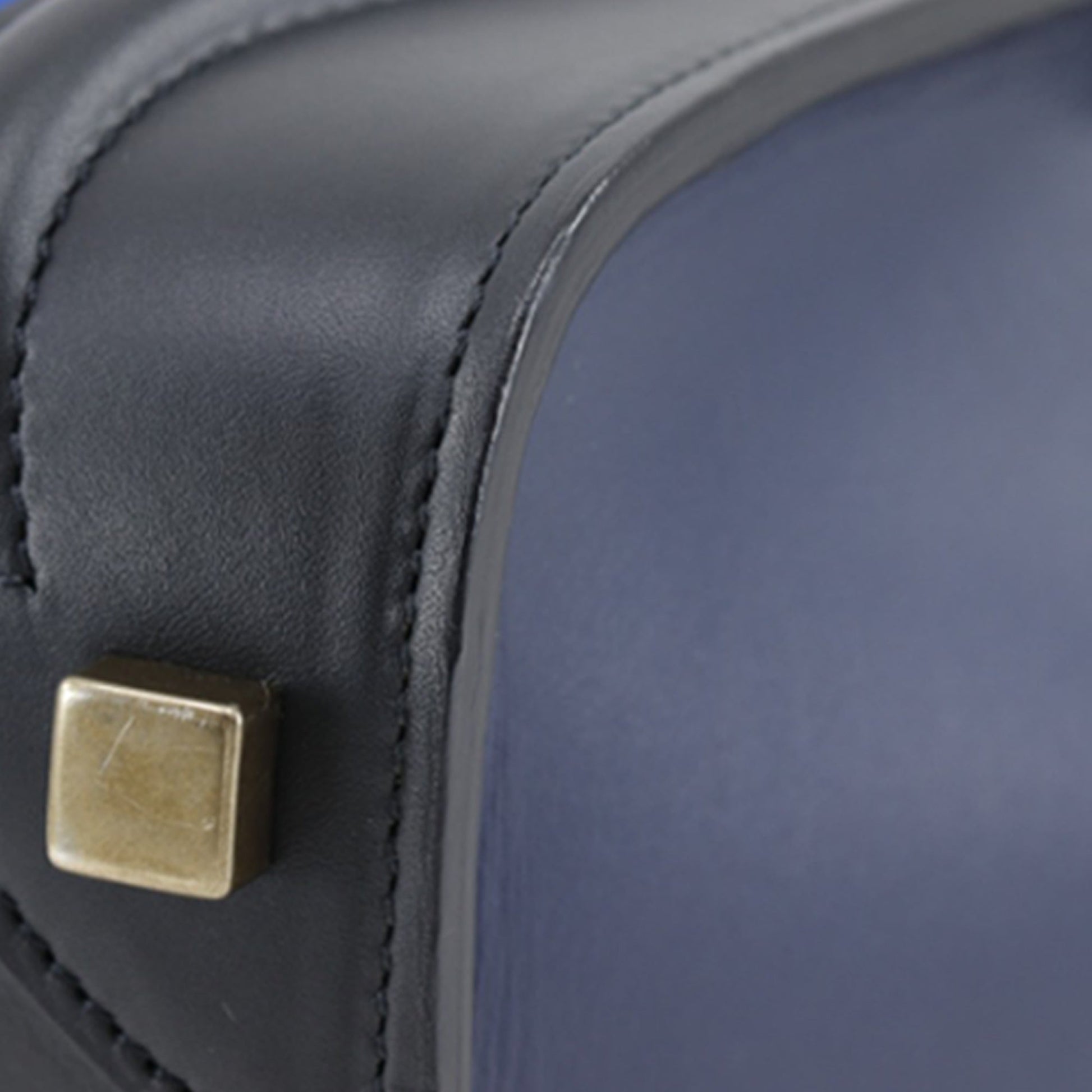 Celine Micro Tricolor Nubuck and Calfskin Luggage Tote