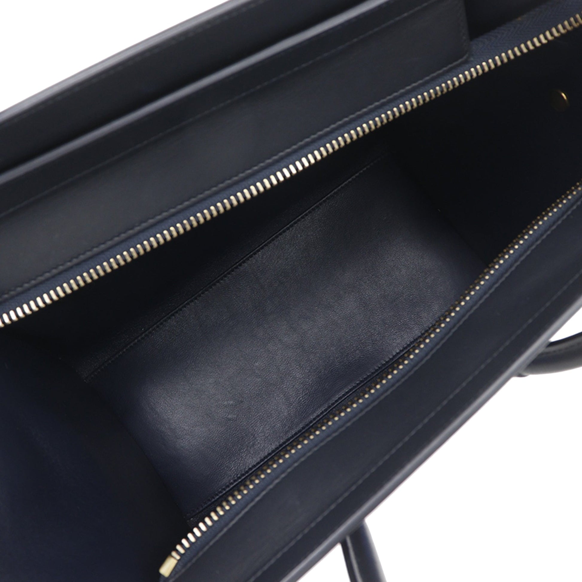 Celine Micro Tricolor Nubuck and Calfskin Luggage Tote