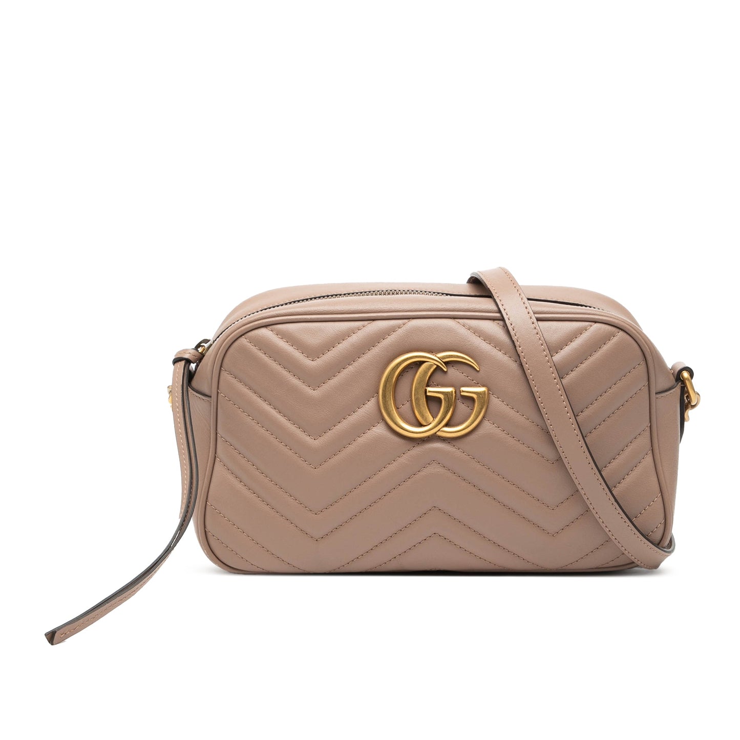 Small GG Marmont Matelasse Leather Crossbody