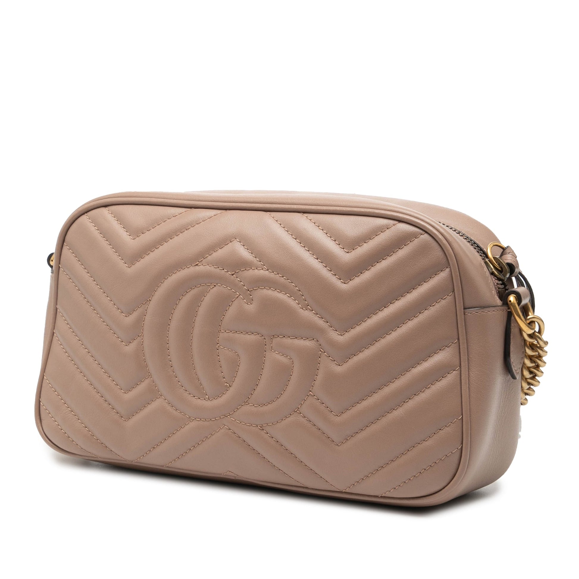 Small GG Marmont Matelasse Leather Crossbody